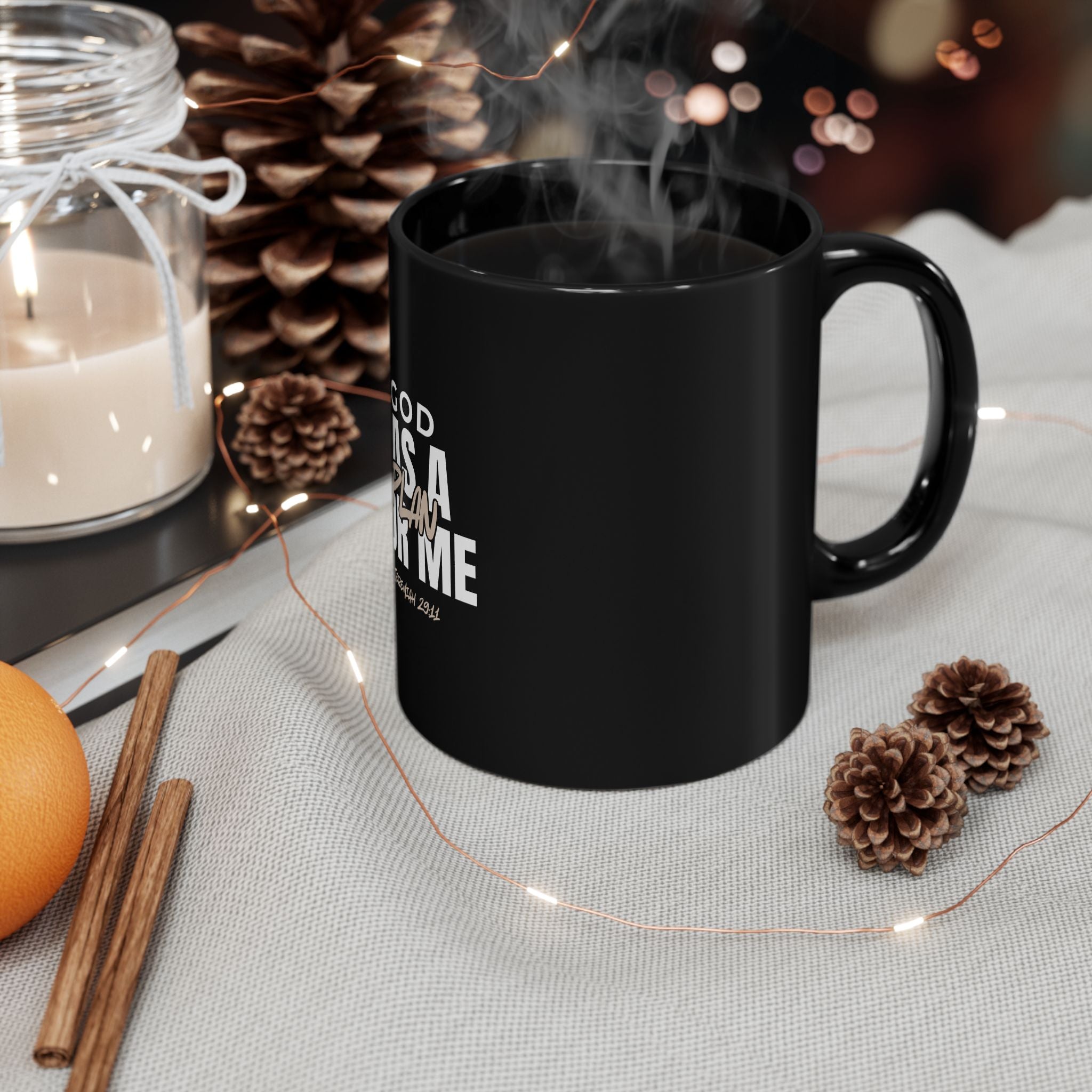 God Has a Plan for Me Mug – Jeremiah 29:11 Christian Ceramic Coffee Mug (11oz & 15oz) | Faith Gift