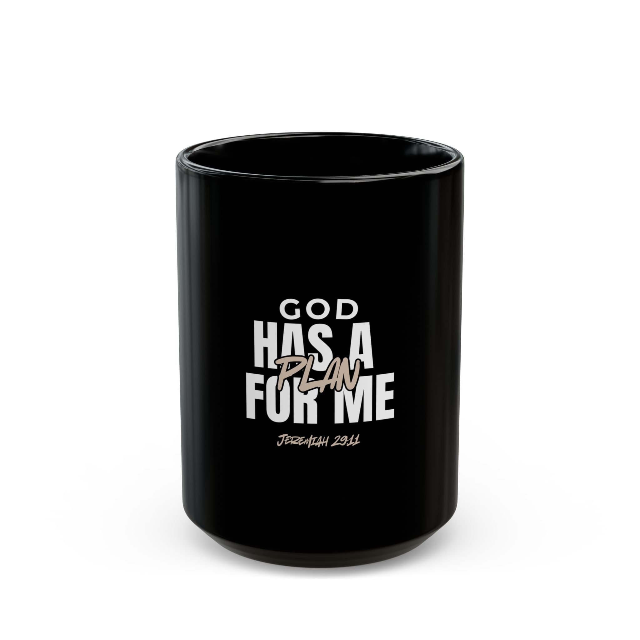 God Has a Plan for Me Mug – Jeremiah 29:11 Christian Ceramic Coffee Mug (11oz & 15oz) | Faith Gift