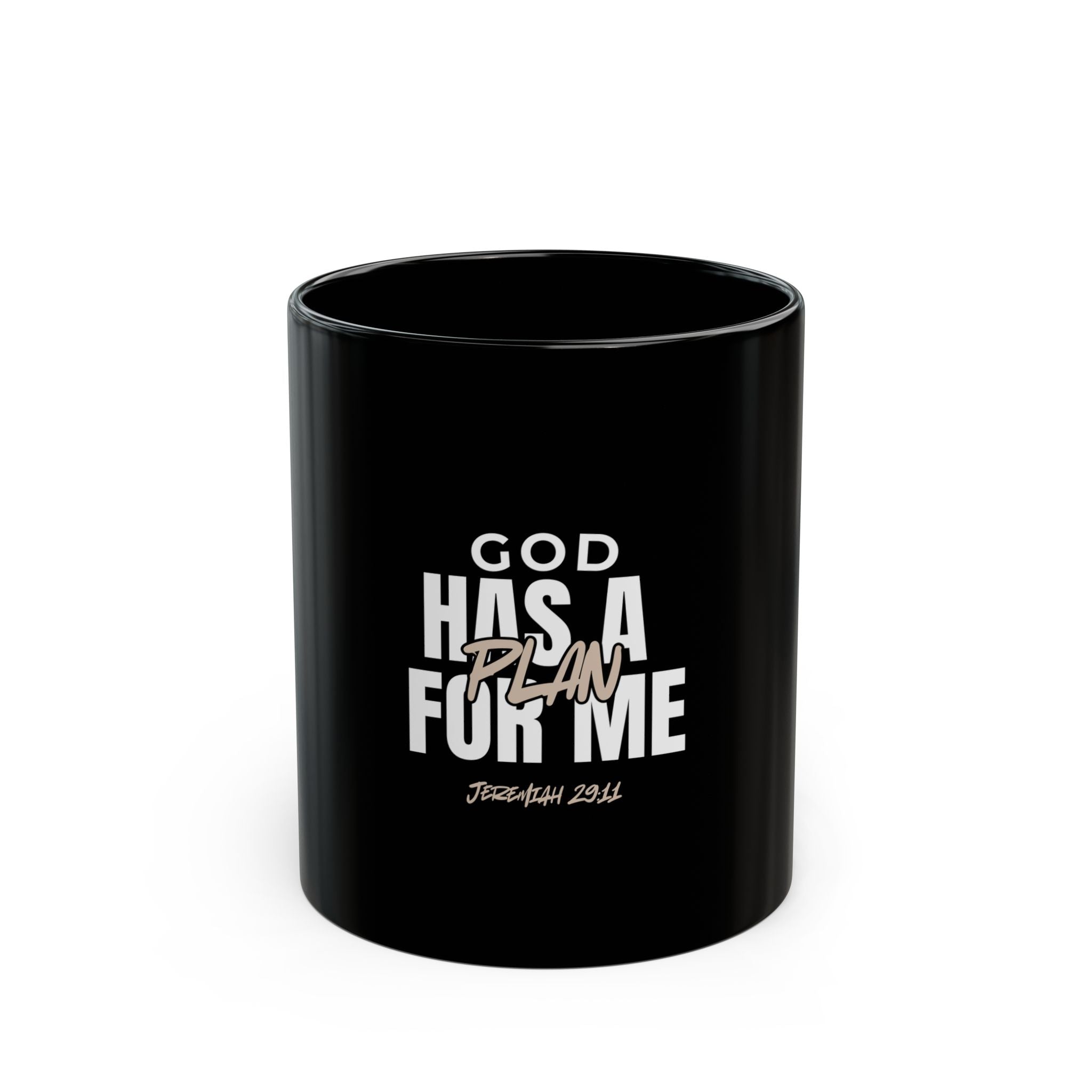 God Has a Plan for Me Mug – Jeremiah 29:11 Christian Ceramic Coffee Mug (11oz & 15oz) | Faith Gift