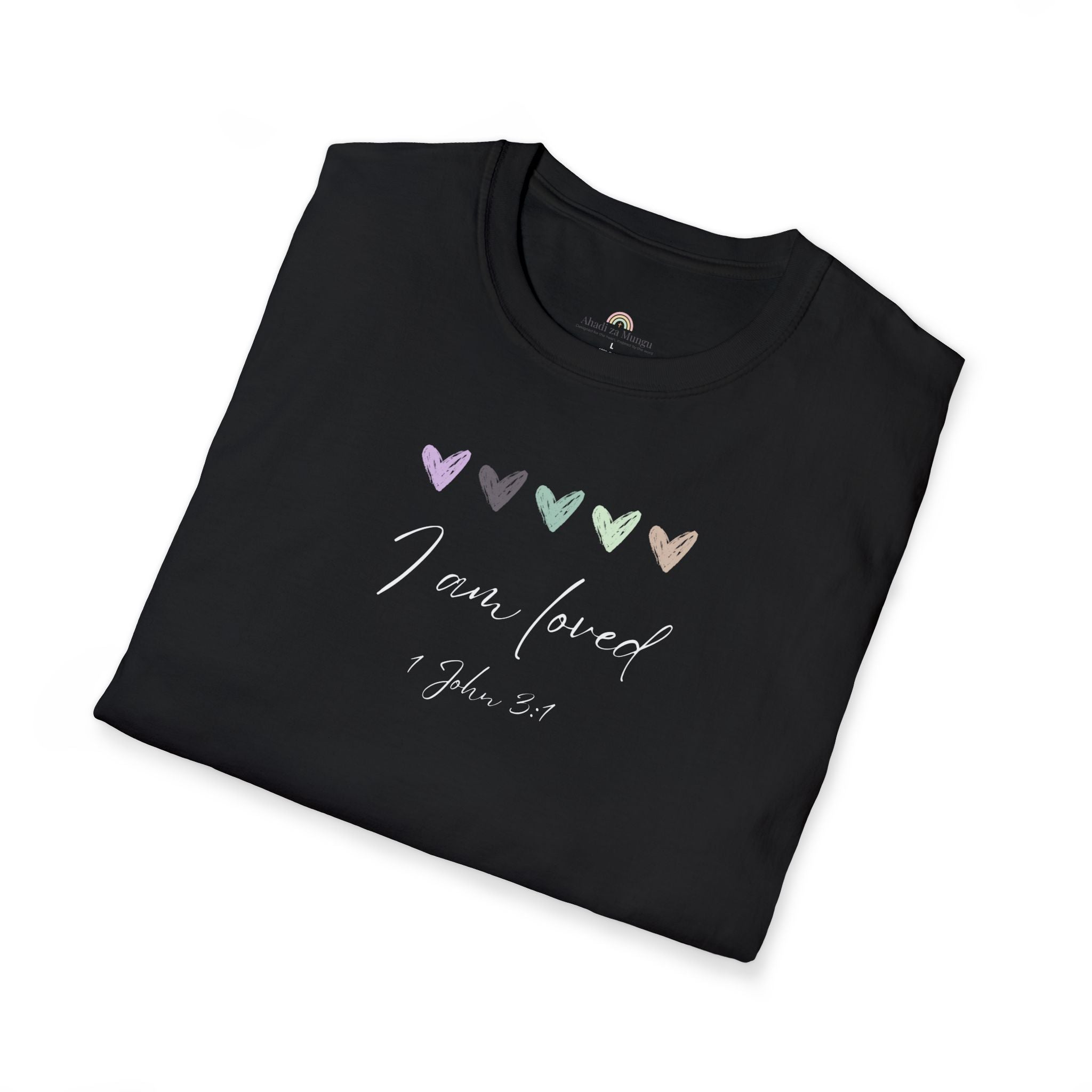 I Am Loved T-Shirt – 1 John 3:1 Christian Scripture Tee | Faith-Based Inspirational Shirt