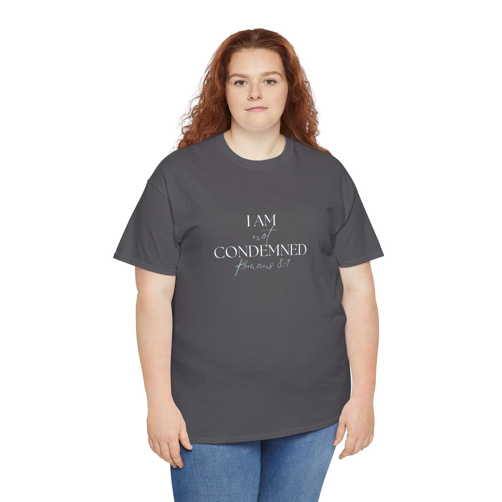 I Am Not Condemned T-Shirt – Christian Tee (Romans 8:1 Scripture) | Faith Apparel for Men & Women