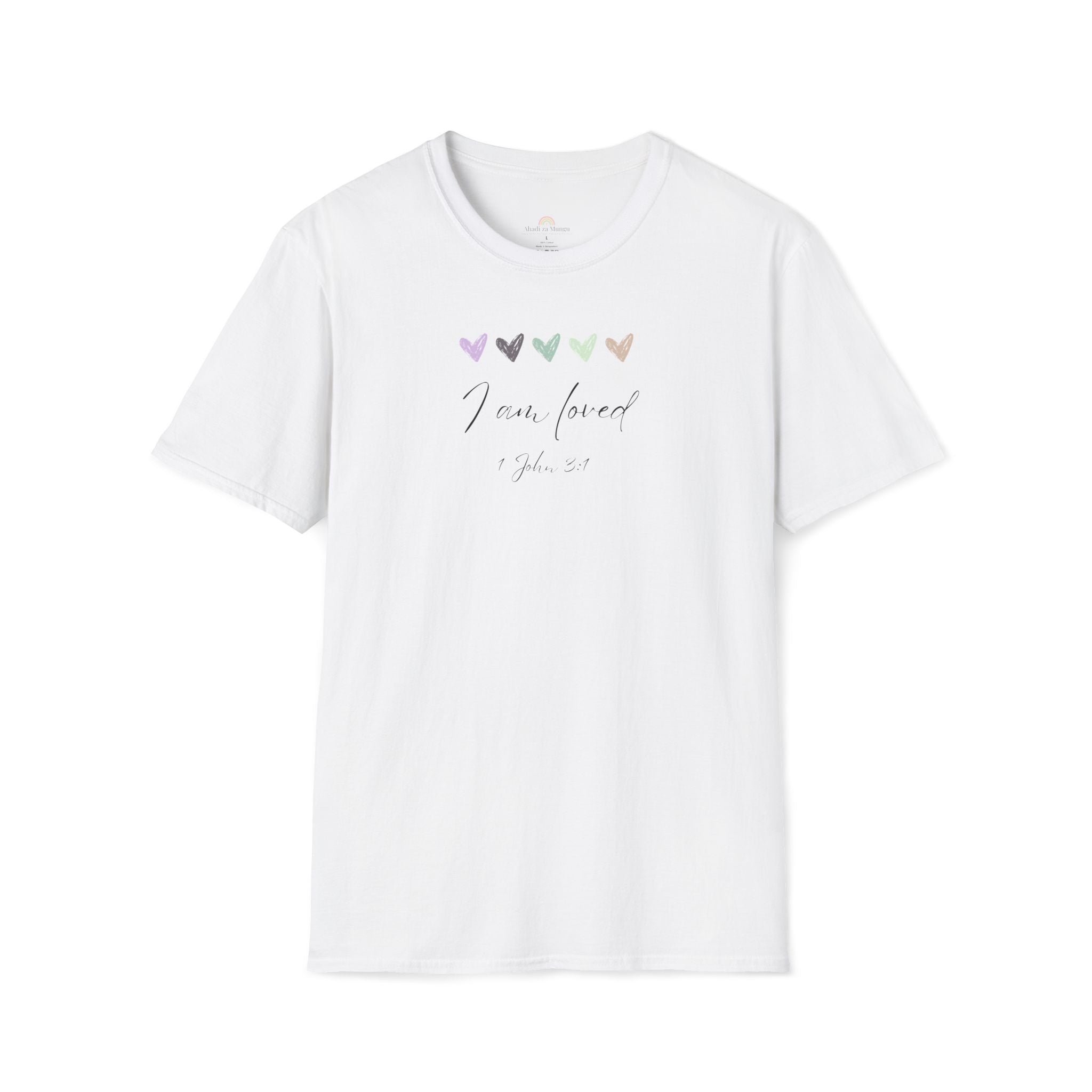 I Am Loved T-Shirt – 1 John 3:1 Christian Scripture Tee | Faith-Based Inspirational Shirt