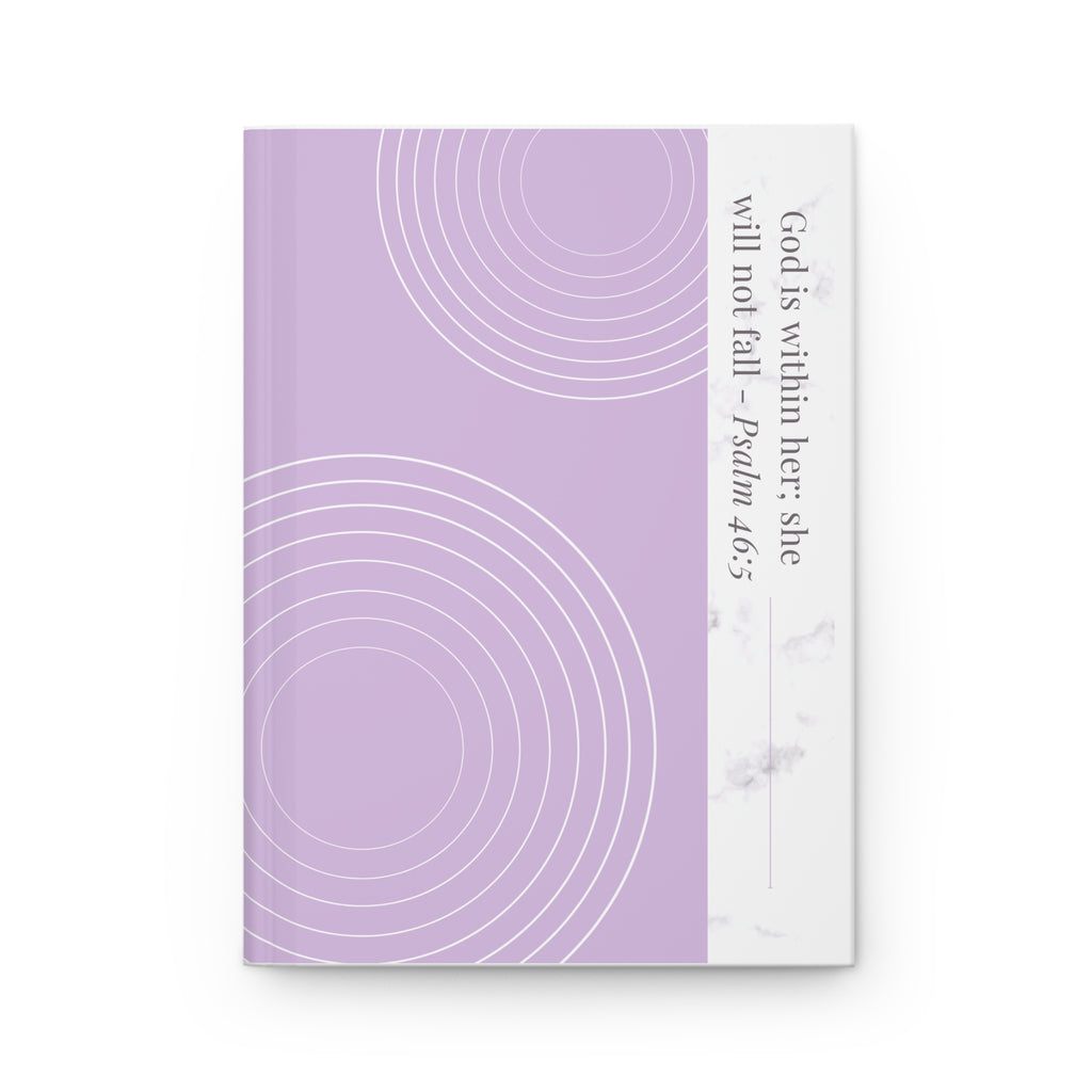 God Is Within Her Journal — Psalm 46:5 Christian Hardcover Prayer Journal for Women | Faith-Based Notebook