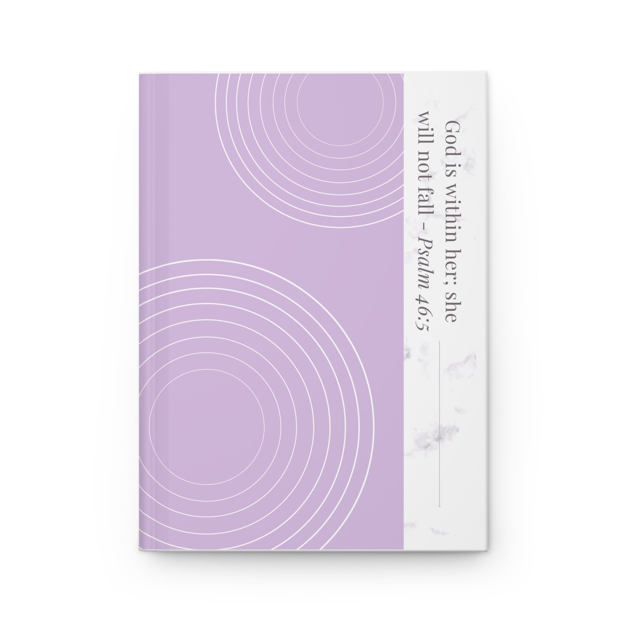 God Is Within Her Journal — Psalm 46:5 Christian Hardcover Prayer Journal for Women | Faith-Based Notebook