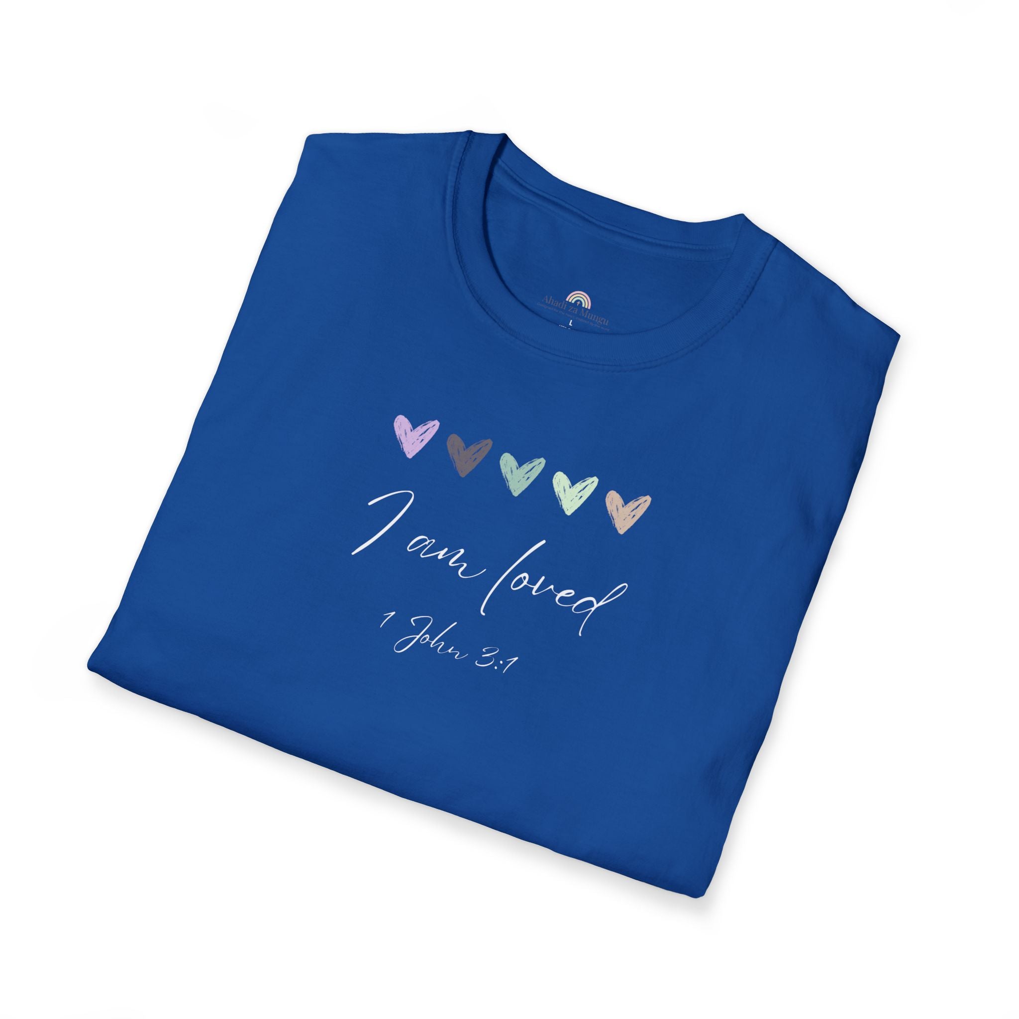 I Am Loved T-Shirt – 1 John 3:1 Christian Scripture Tee | Faith-Based Inspirational Shirt