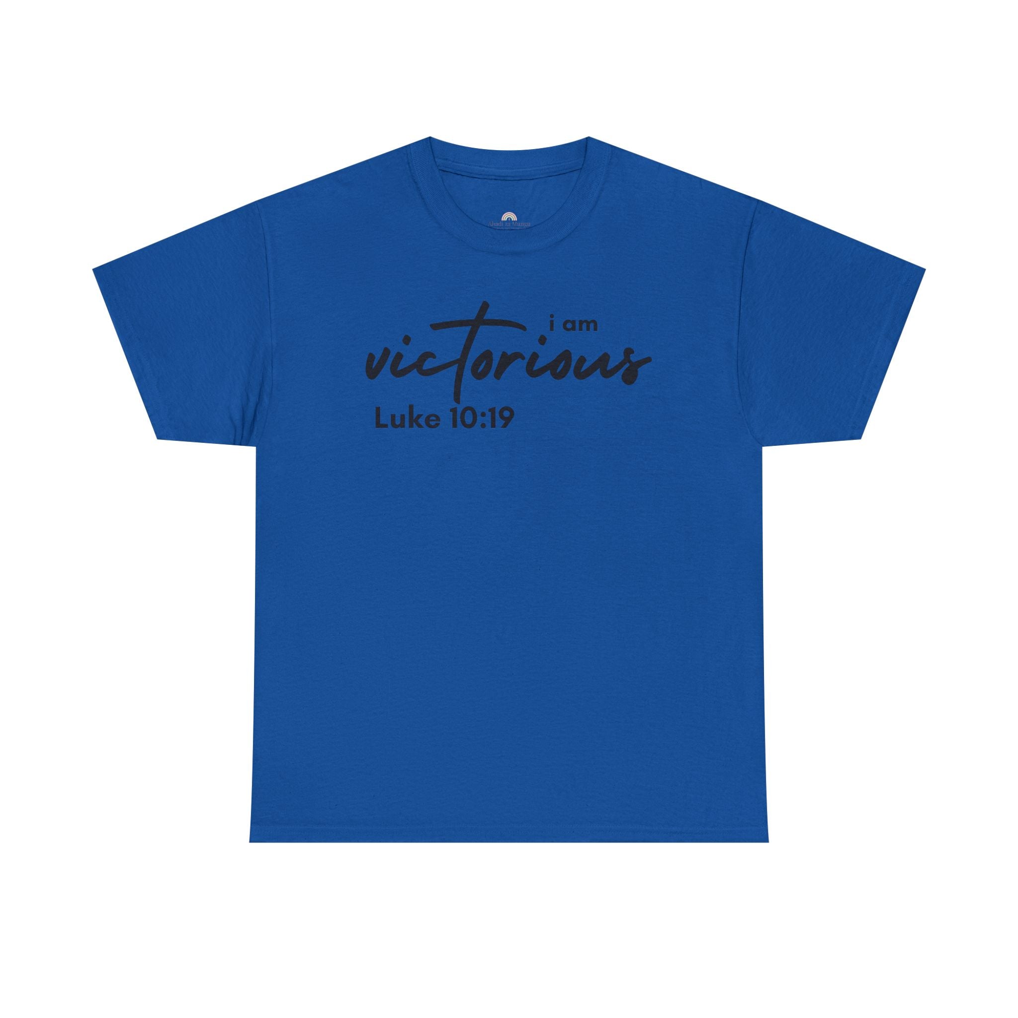 I Am Victorious Christian T-Shirt – Luke 10:19 Scripture Tee | Faith-Based Apparel