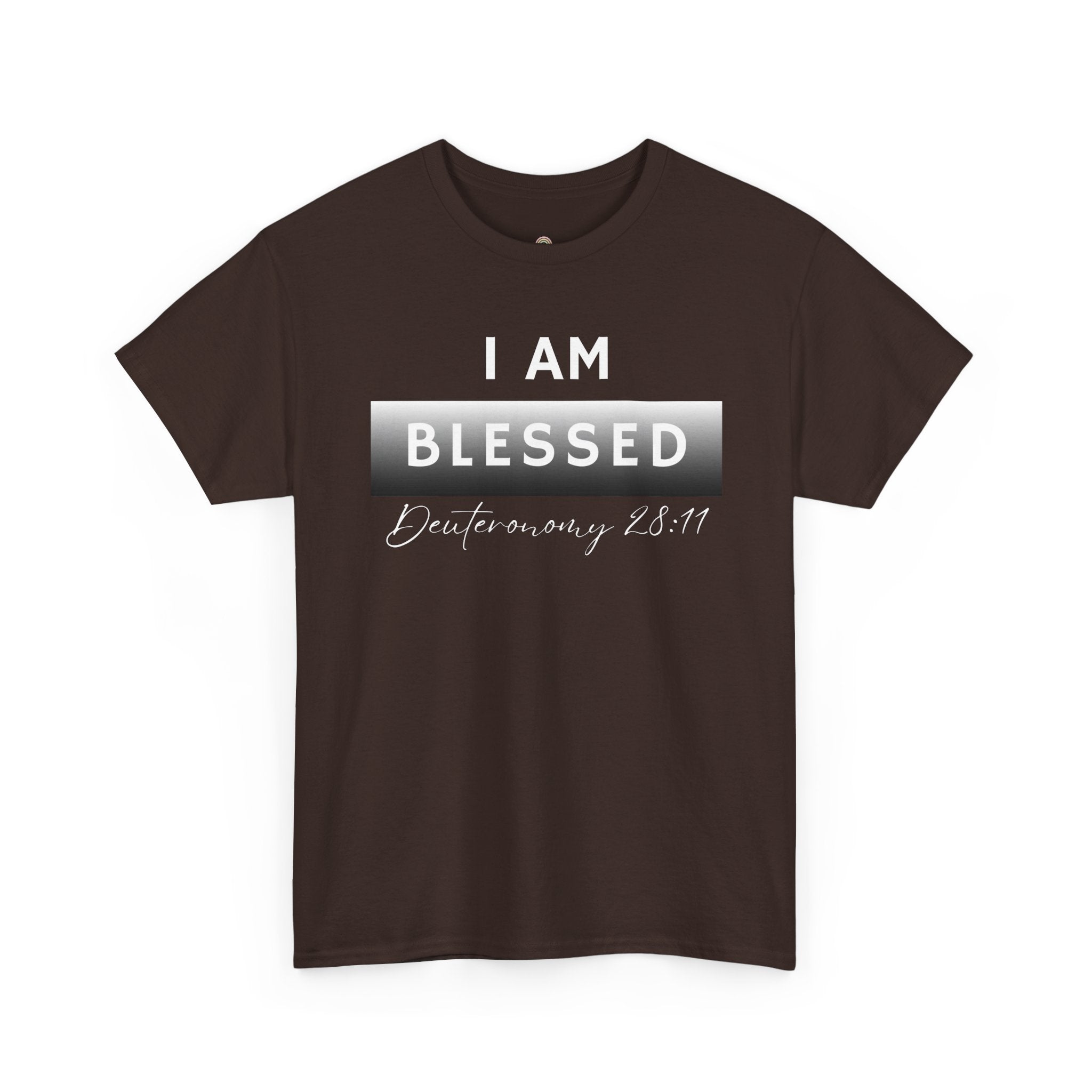 I Am Blessed Christian T-Shirt — Deuteronomy 28:11 Scripture Faith Tee (2)