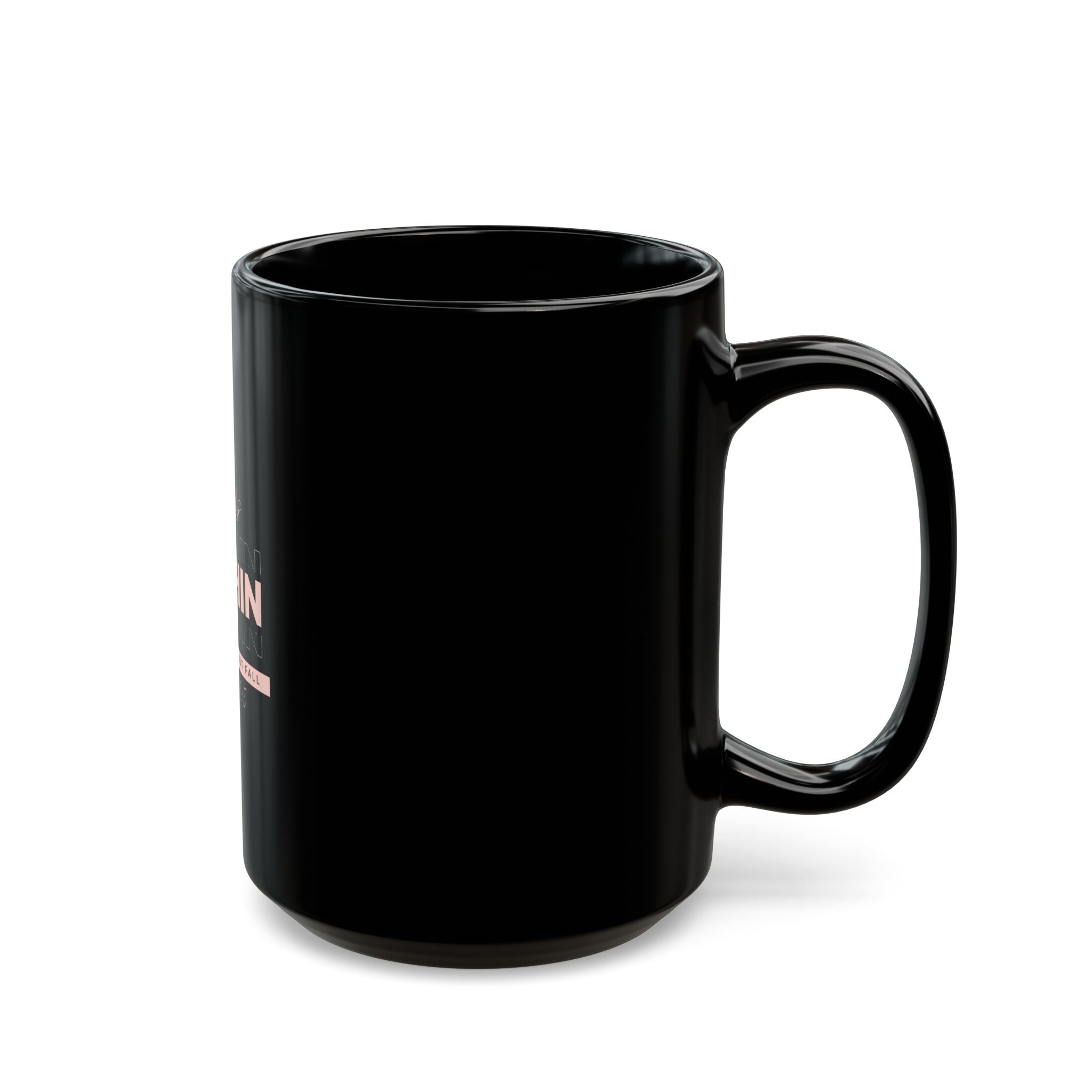 God Is Within Her Black Ceramic Mug – Psalm 46:5 Christian Mug for Women (11oz & 15oz)
