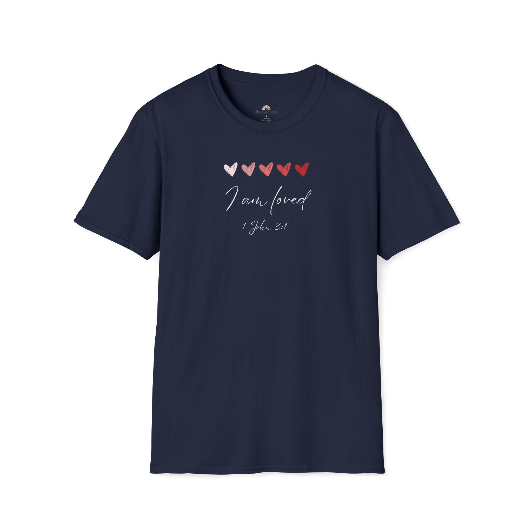 I Am Loved T-Shirt – 1 John 3:1 Christian Scripture Tee | Faith-Based Inspirational Shirt