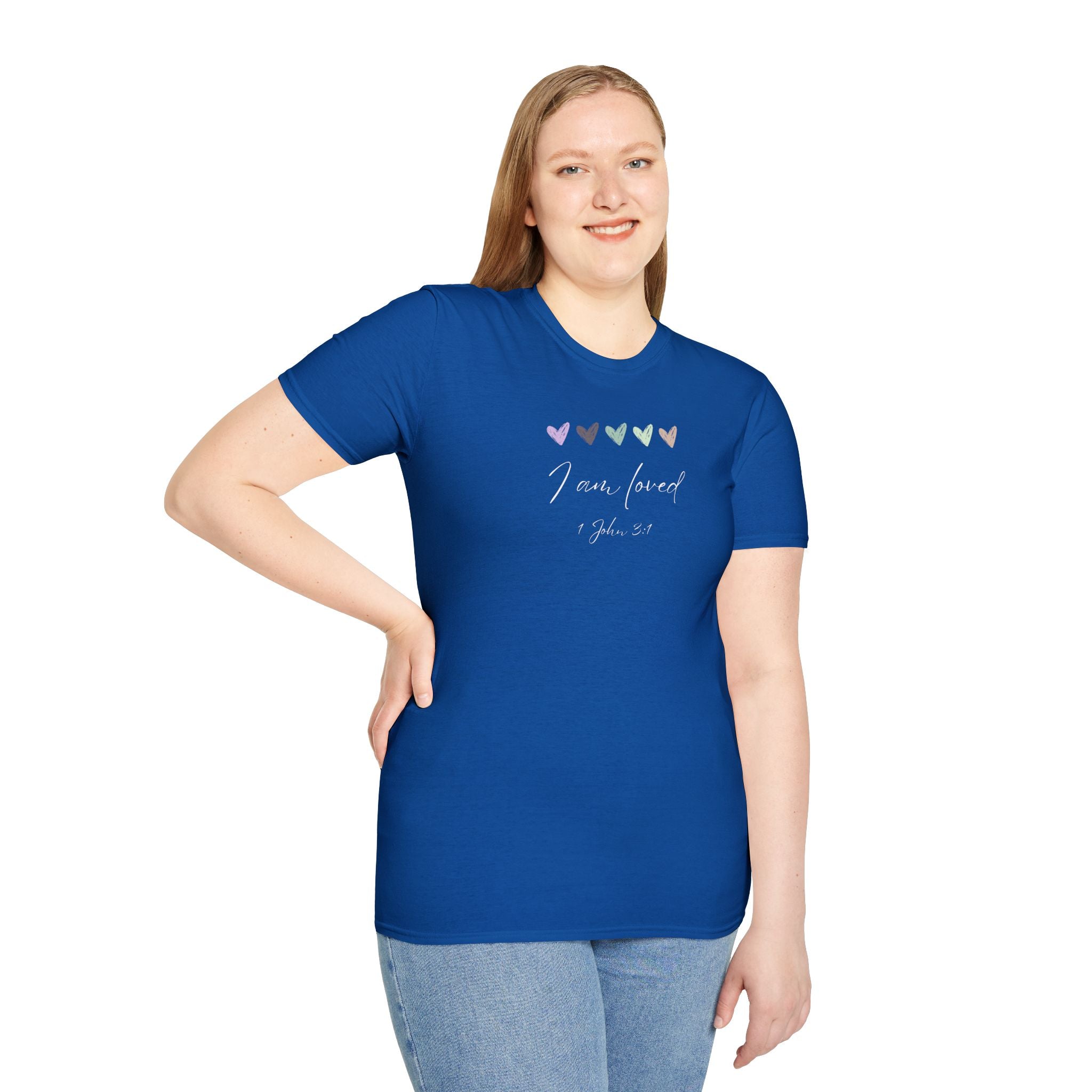 I Am Loved T-Shirt – 1 John 3:1 Christian Scripture Tee | Faith-Based Inspirational Shirt