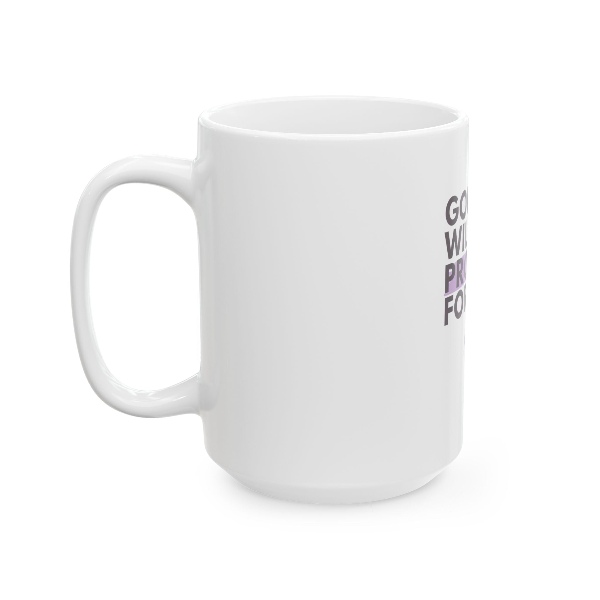 God Will Provide for Me Christian Ceramic Mug — Mark 11:24 Scripture Coffee Cup (11oz & 15oz)