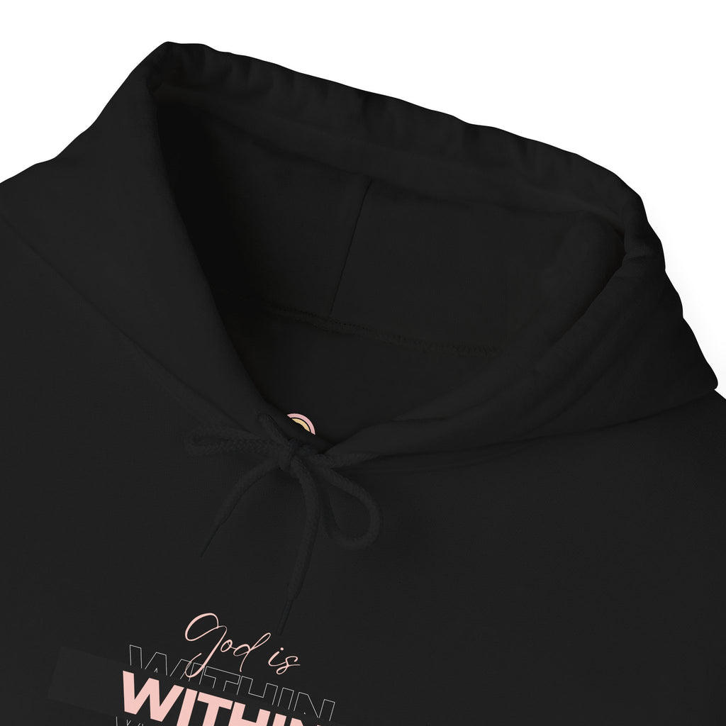 God Is Within Her Hoodie — Psalm 46:5 Christian Hoodie for Women | Inspirational Faith-Based Unisex Pullover