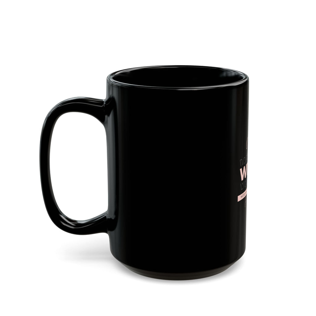 God Is Within Her Black Ceramic Mug – Psalm 46:5 Christian Mug for Women (11oz & 15oz)
