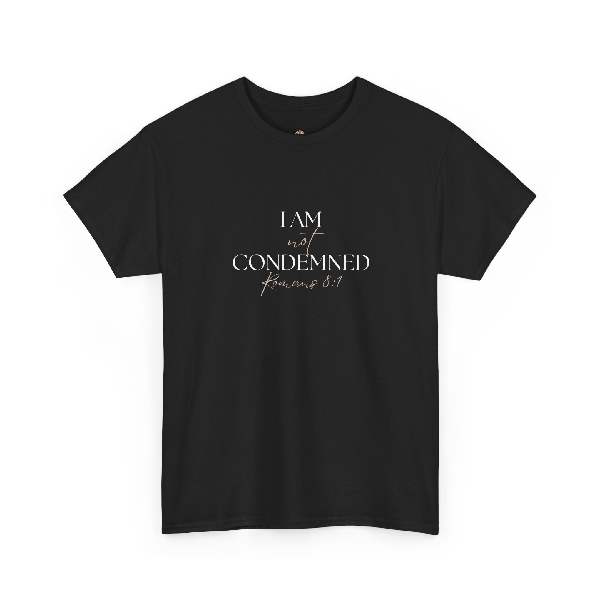 I Am Not Condemned T-Shirt – Christian Tee (Romans 8:1 Scripture) | Faith Apparel for Men & Women