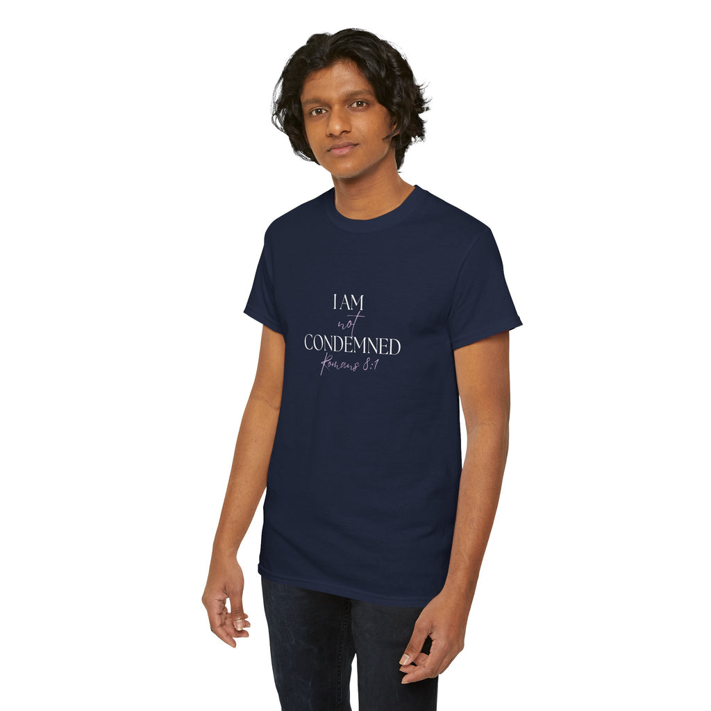 I Am Not Condemned T-Shirt – Christian Tee (Romans 8:1 Scripture) | Faith Apparel for Men & Women
