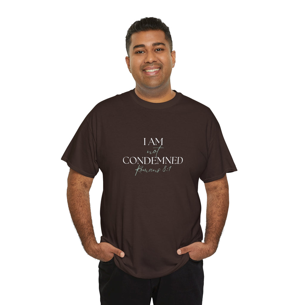 I Am Not Condemned T-Shirt – Christian Tee (Romans 8:1 Scripture) | Faith Apparel for Men & Women