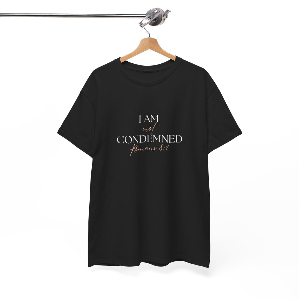 I Am Not Condemned T-Shirt – Christian Tee (Romans 8:1 Scripture) | Faith Apparel for Men & Women