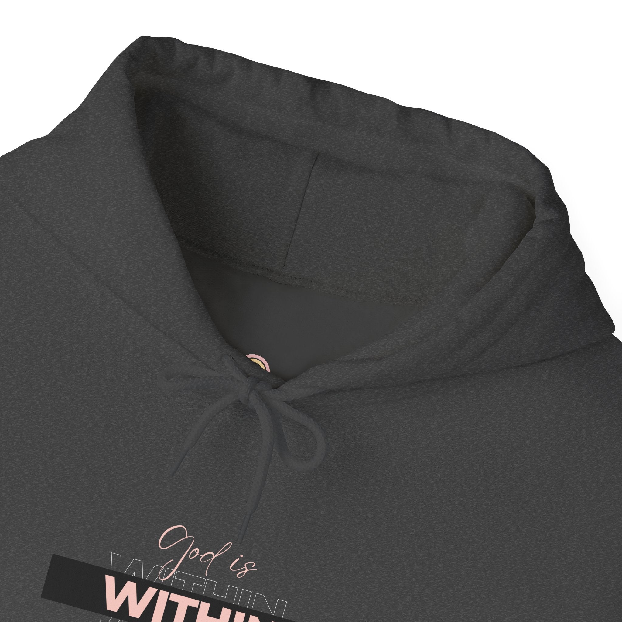 God Is Within Her Hoodie — Psalm 46:5 Christian Hoodie for Women | Inspirational Faith-Based Unisex Pullover