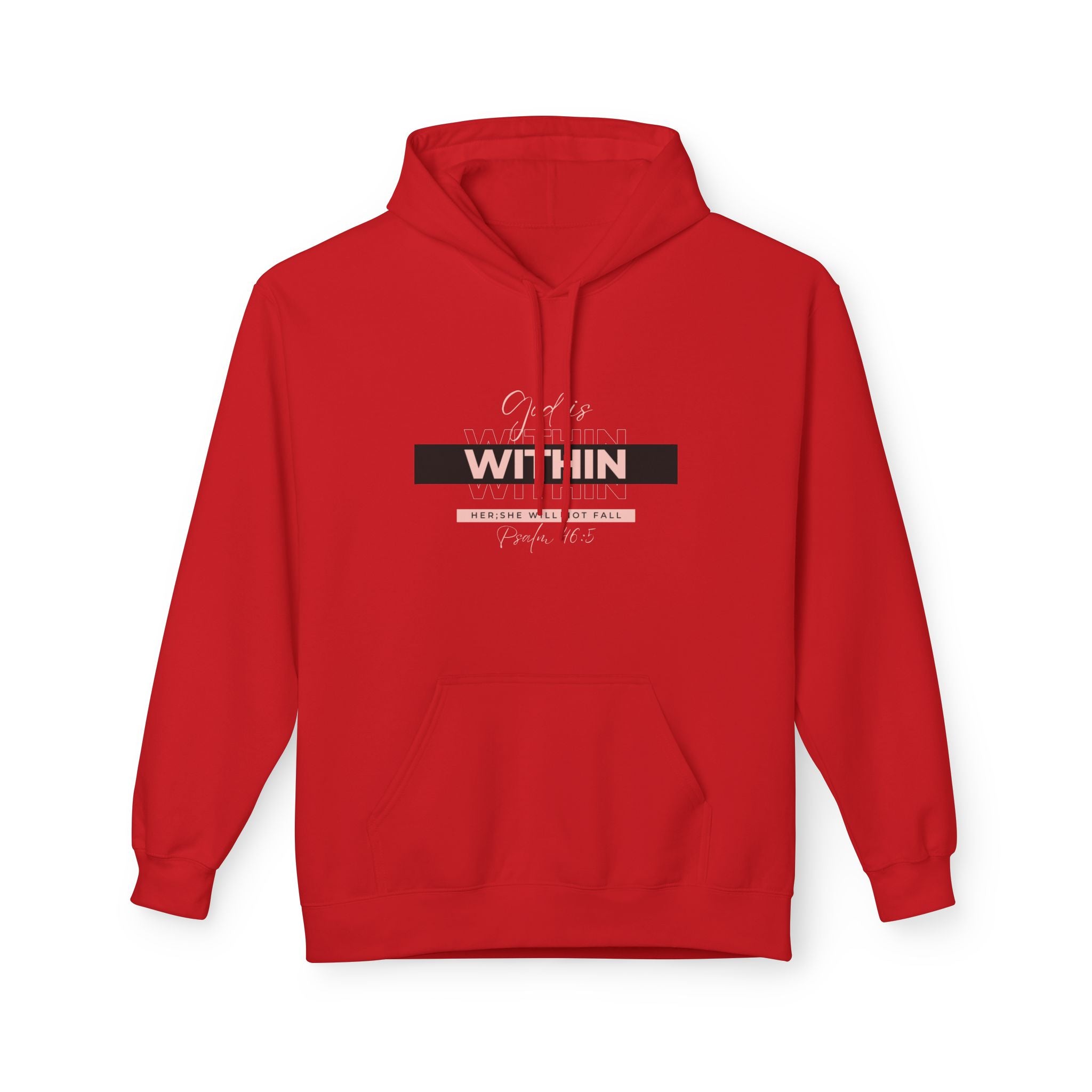 God Is Within Her Hoodie — Psalm 46:5 Christian Hoodie for Women | Faith-Based Inspirational Pullover