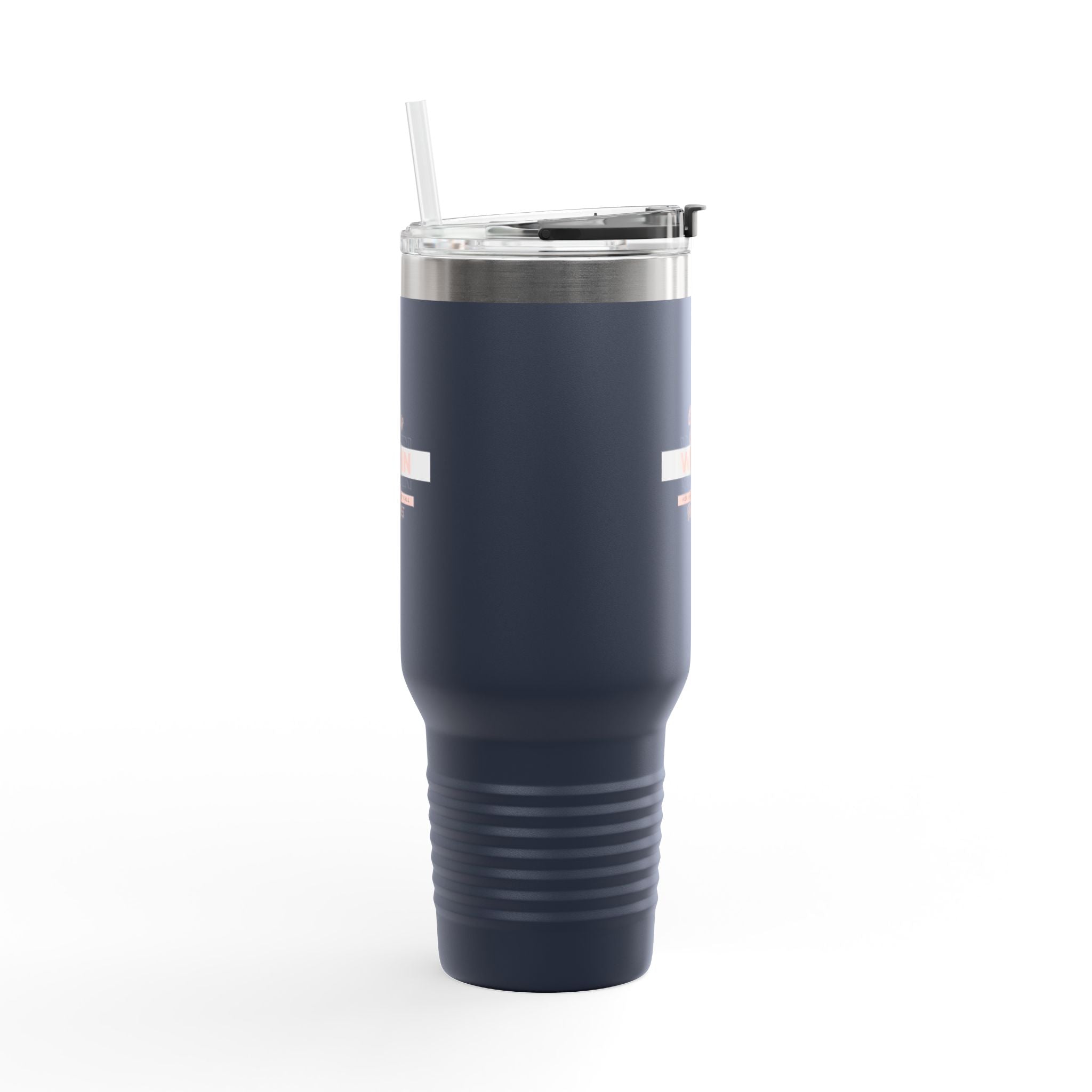 God Is Within Her Insulated Travel Mug — Psalm 46:5 Christian Tumbler with Handle