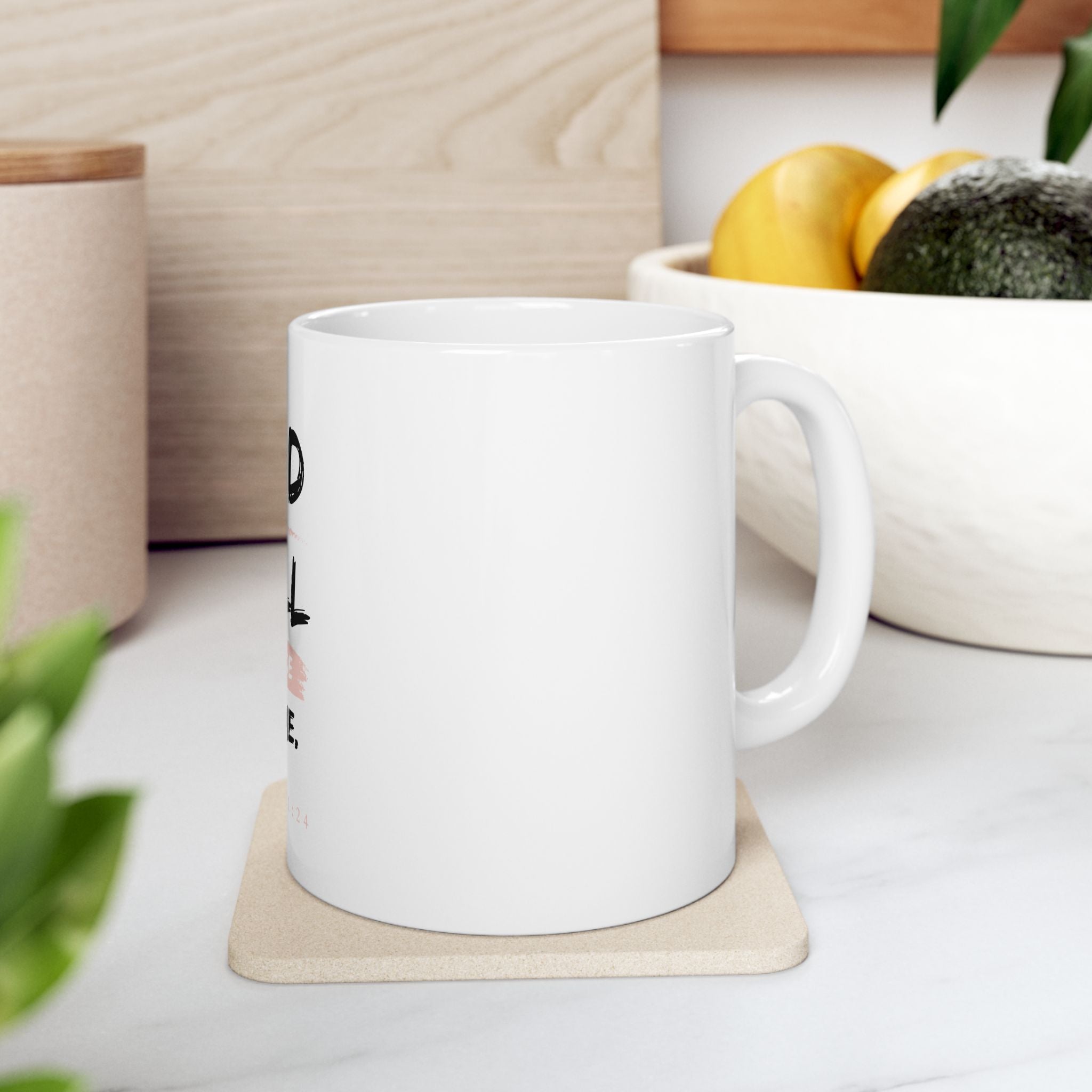 God Will Provide for Me Christian Mug – Mark 11:24 Faith Ceramic Coffee Cup (11oz & 15oz)