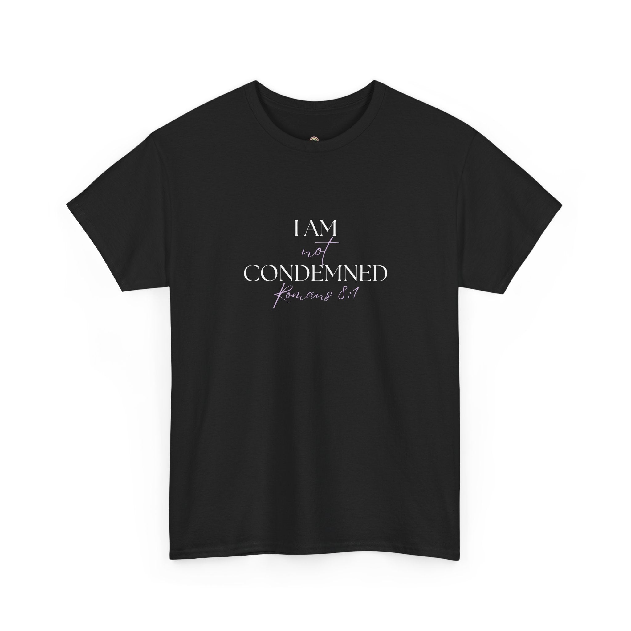 I Am Not Condemned T-Shirt – Christian Tee (Romans 8:1 Scripture) | Faith Apparel for Men & Women