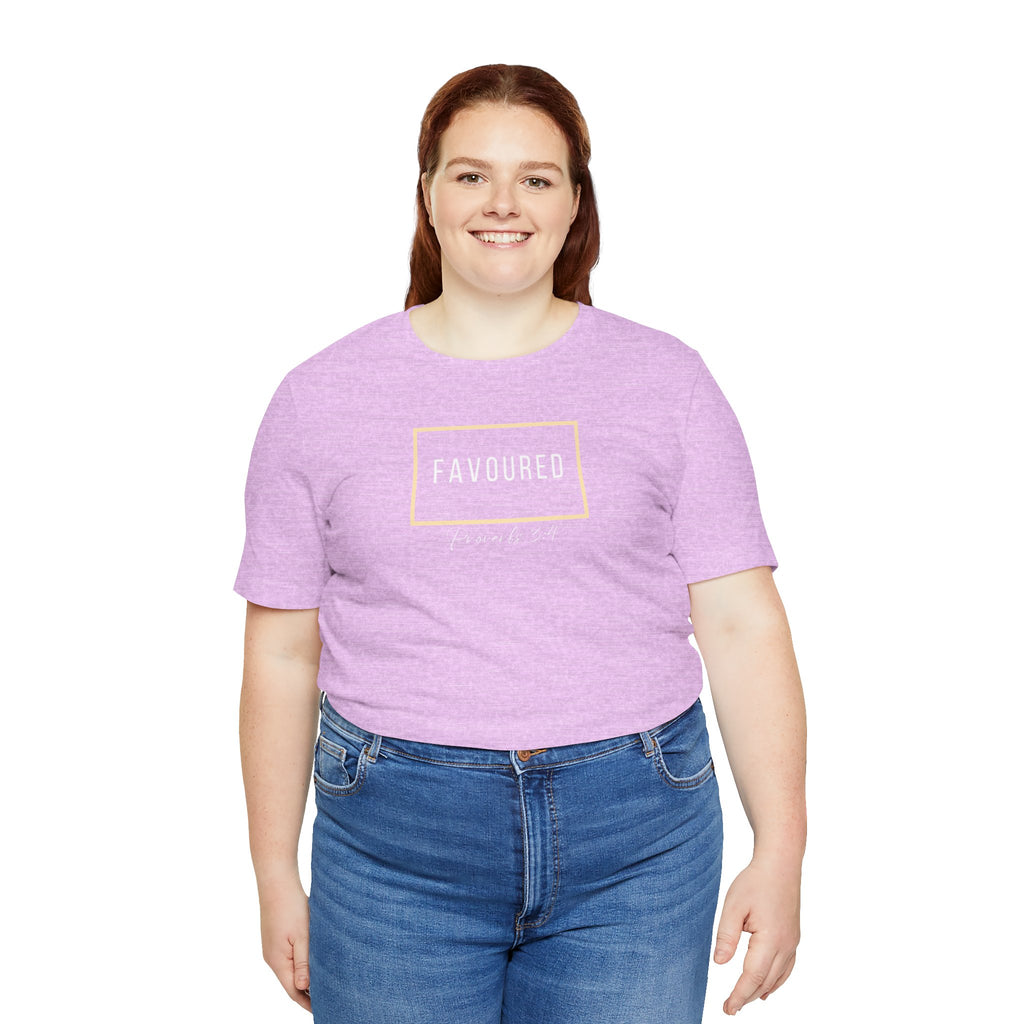 Favoured Christian T-Shirt – Proverbs 3:4 Scripture Tee | Faith-Based Unisex Shirt