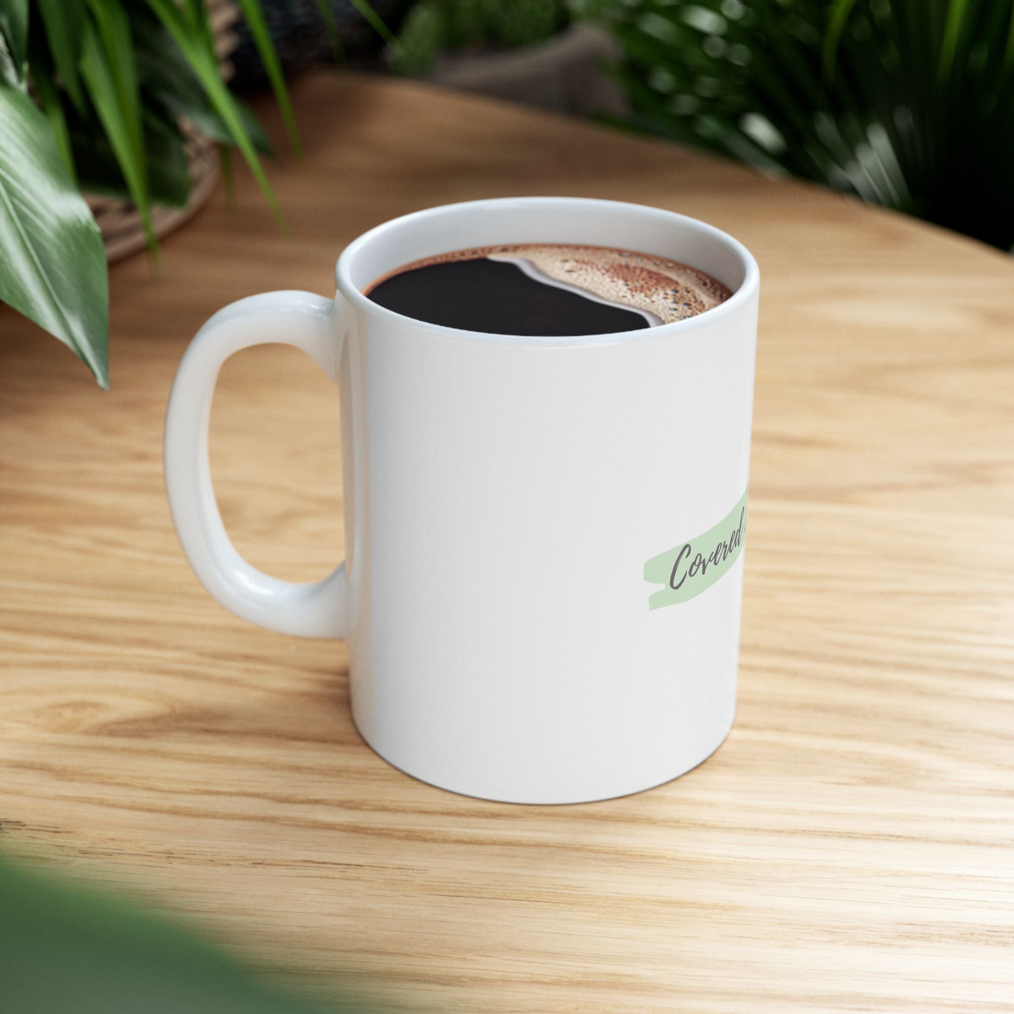 “Covered & Protected” Christian Ceramic Mug – Malachi 3:11 Scripture Coffee Cup (11oz & 15oz)