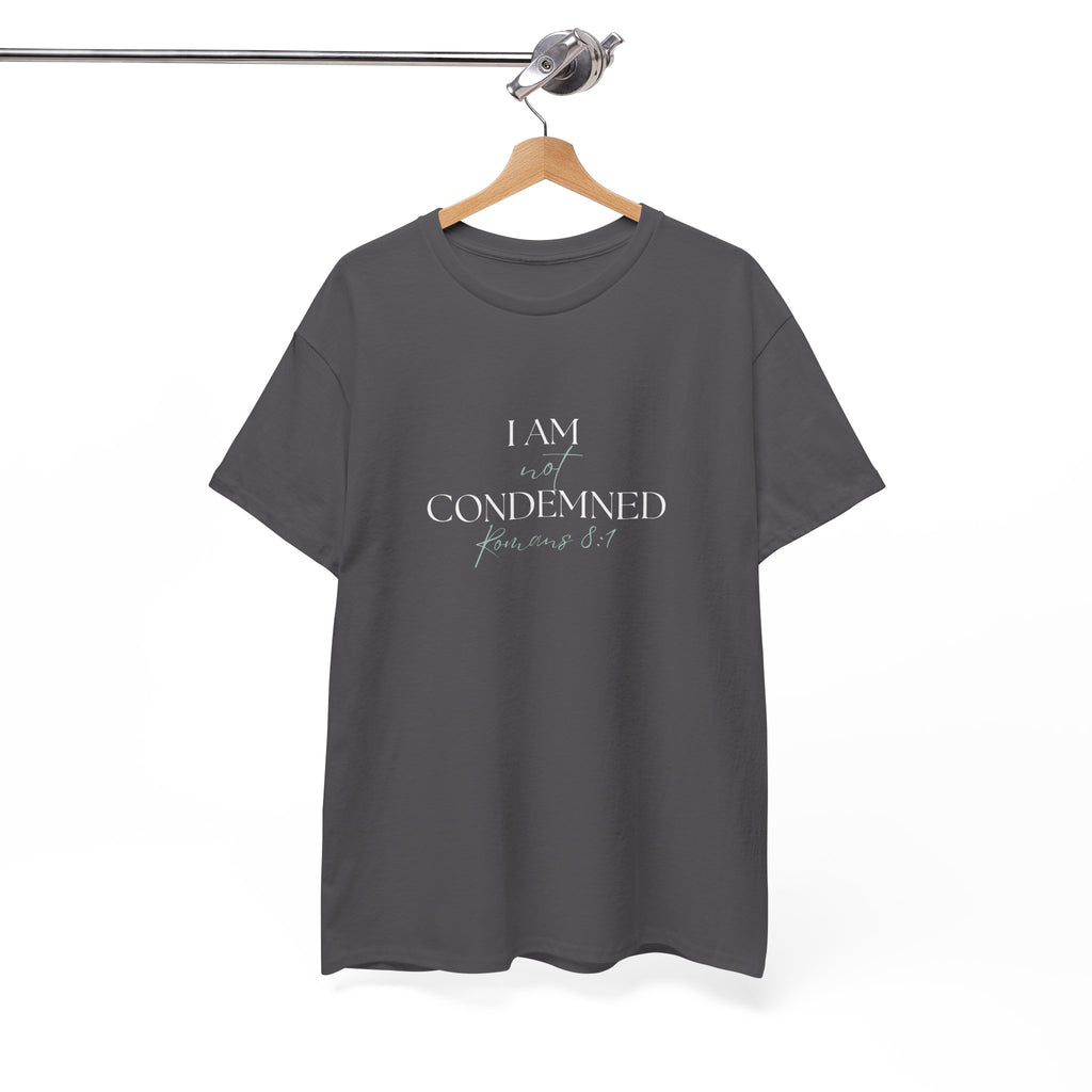 I Am Not Condemned T-Shirt – Christian Tee (Romans 8:1 Scripture) | Faith Apparel for Men & Women