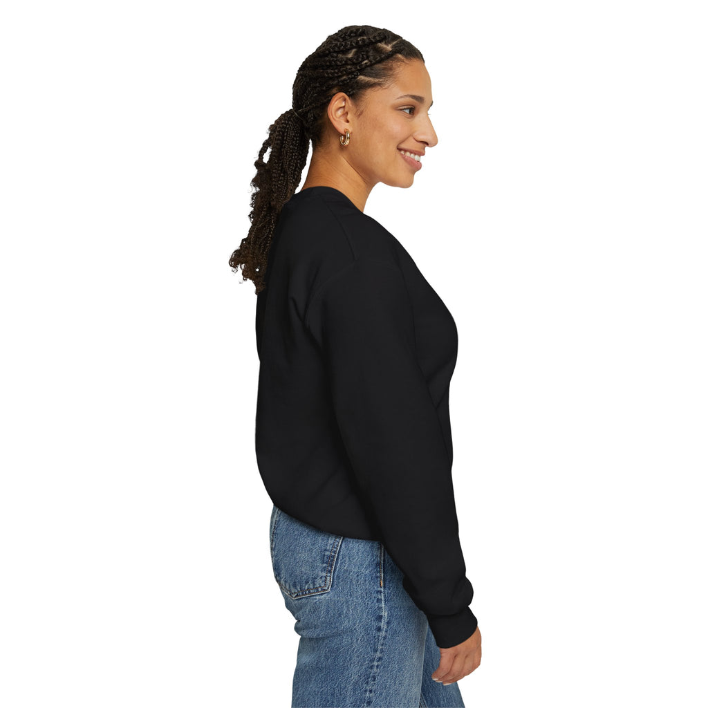 Saved & Loved Crewneck Sweatshirt — Psalm 91:16 Christian Faith Sweatshirt