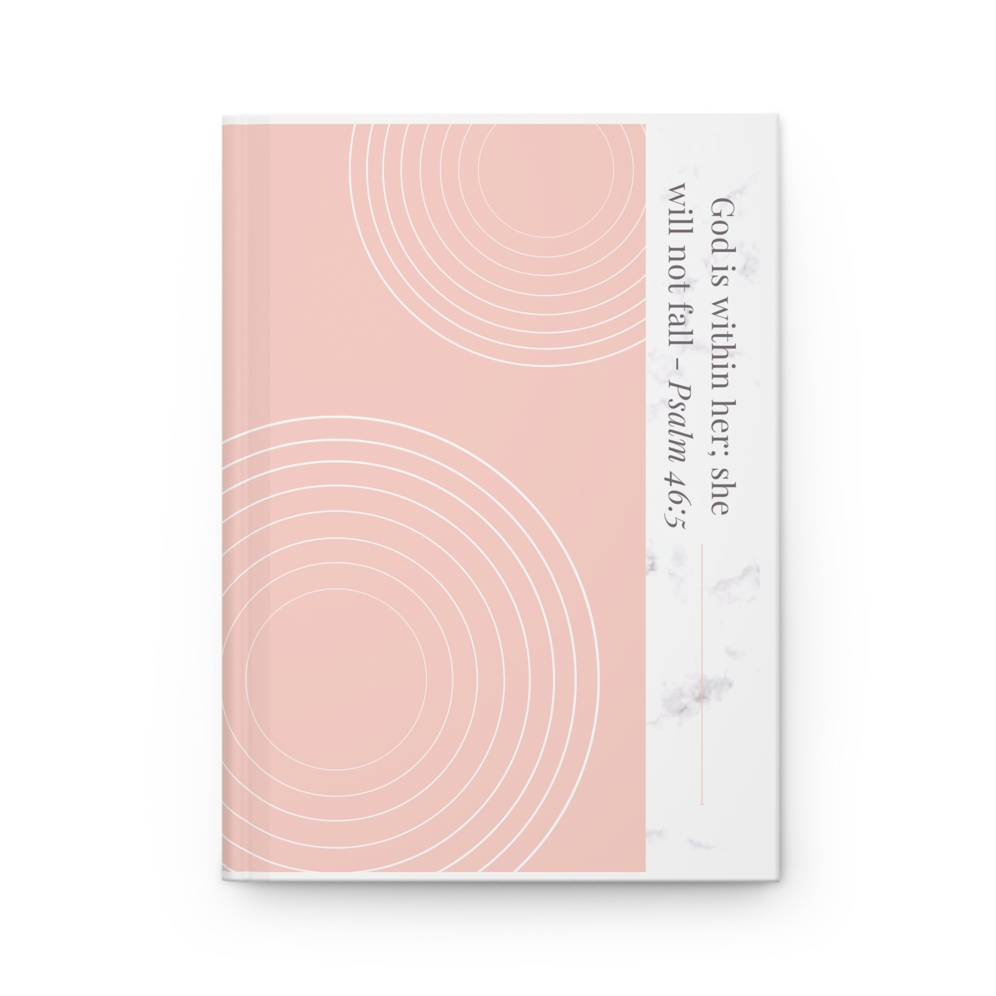 God Is Within Her Journal — Psalm 46:5 Christian Hardcover Prayer Journal for Women | Faith-Based Notebook