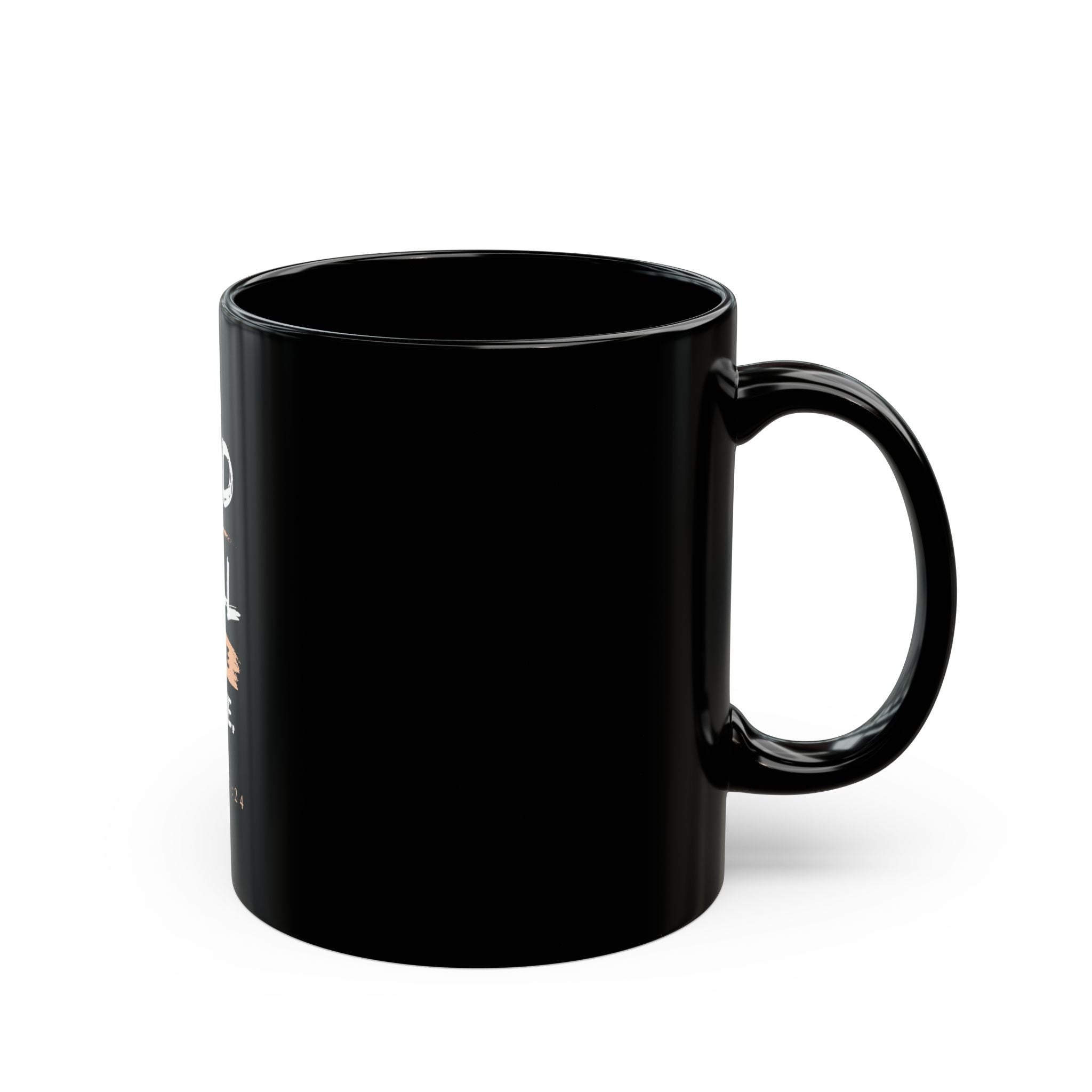 God Will Provide Christian Black Mug – Mark 11:24 Faith Coffee Cup (11oz & 15oz)