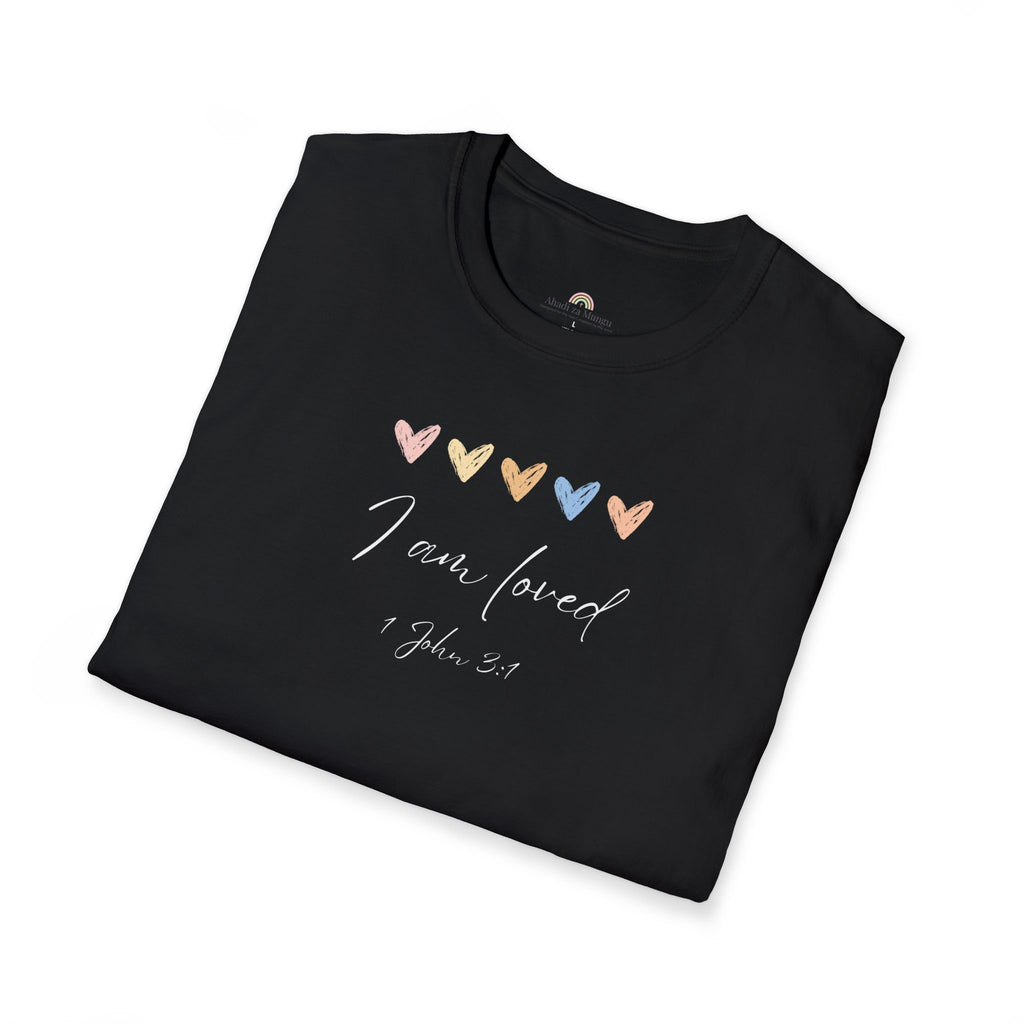 I Am Loved T-Shirt – 1 John 3:1 Christian Scripture Tee | Faith-Based Inspirational Shirt
