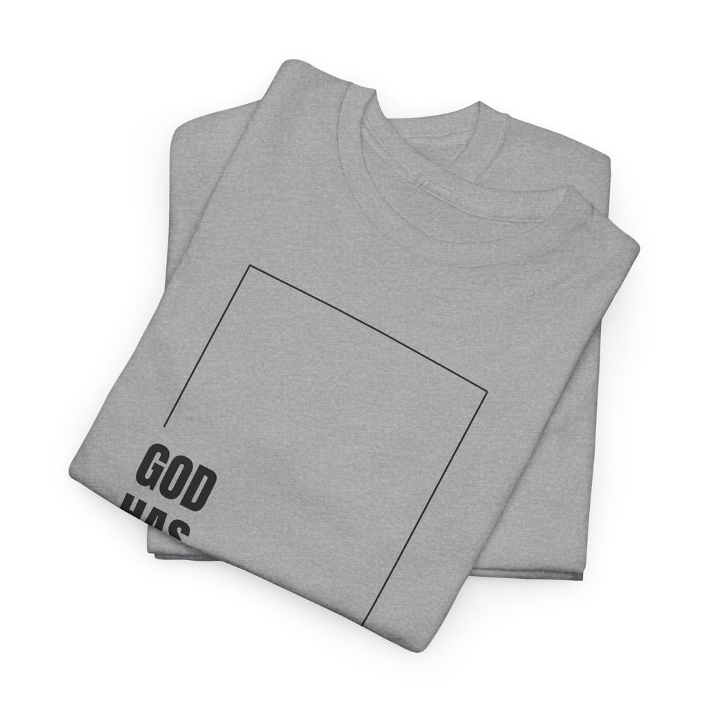 God Has Helped Me Christian T-Shirt – 2 Corinthians 6:2 Faith Tee | Unisex Heavy Cotton Shirt