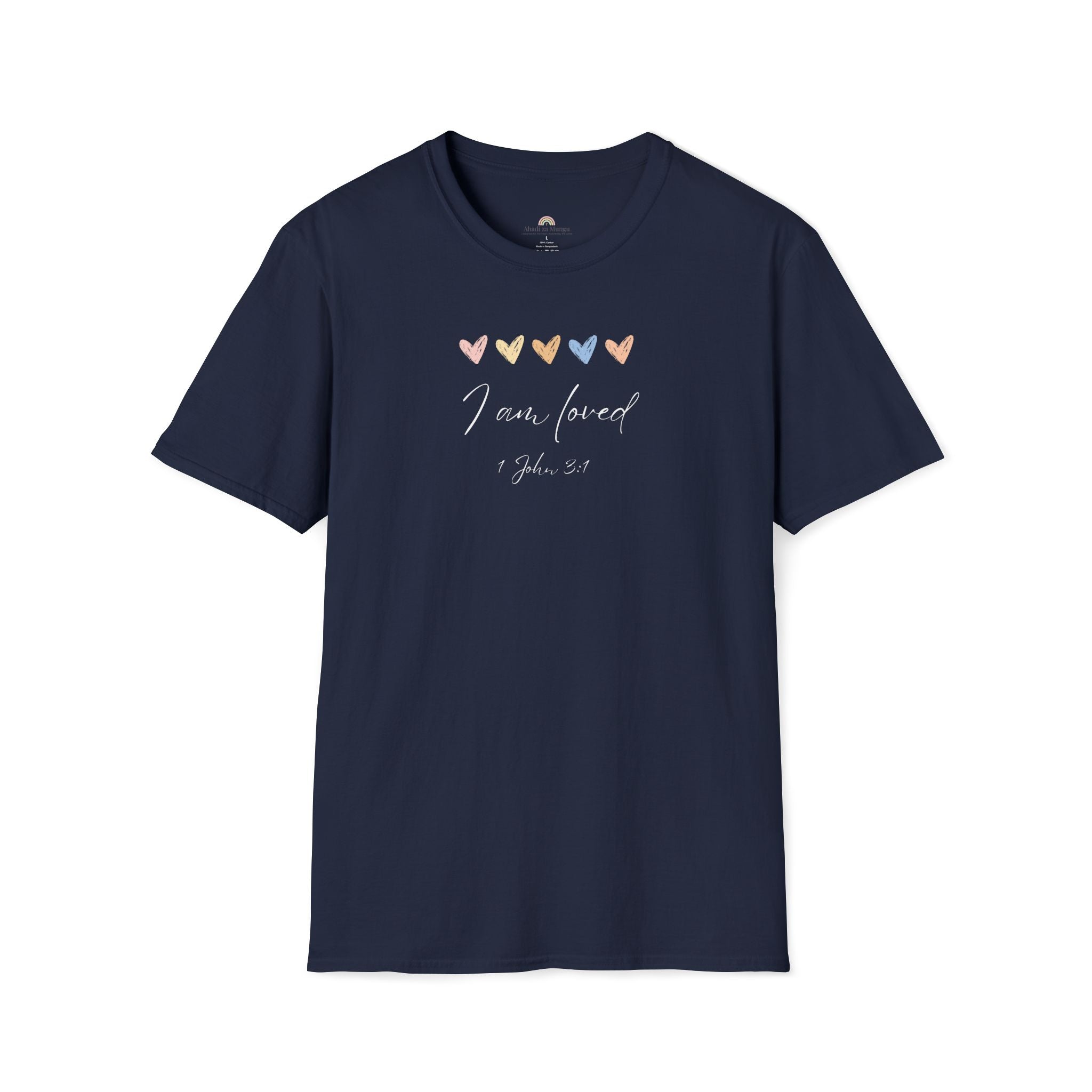 I Am Loved T-Shirt – 1 John 3:1 Christian Scripture Tee | Faith-Based Inspirational Shirt