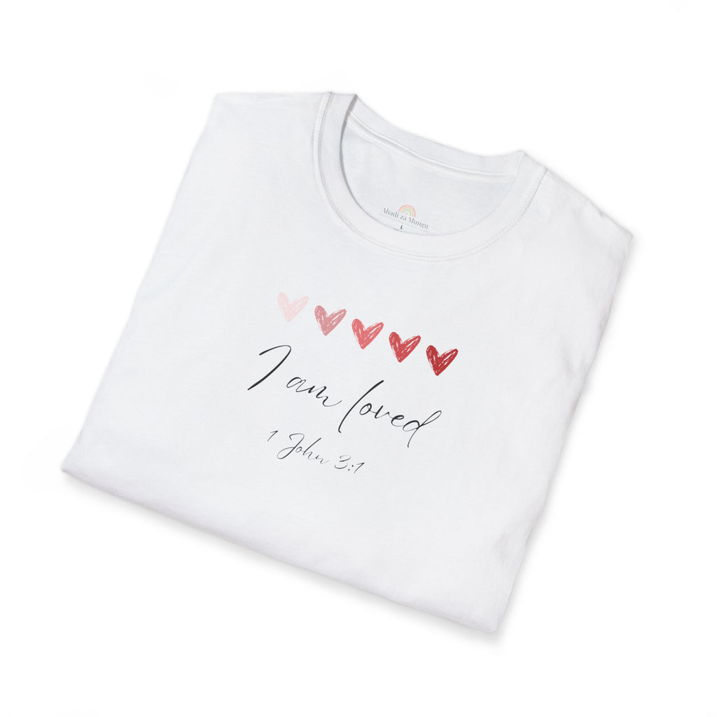 I Am Loved T-Shirt – 1 John 3:1 Christian Scripture Tee | Faith-Based Inspirational Shirt