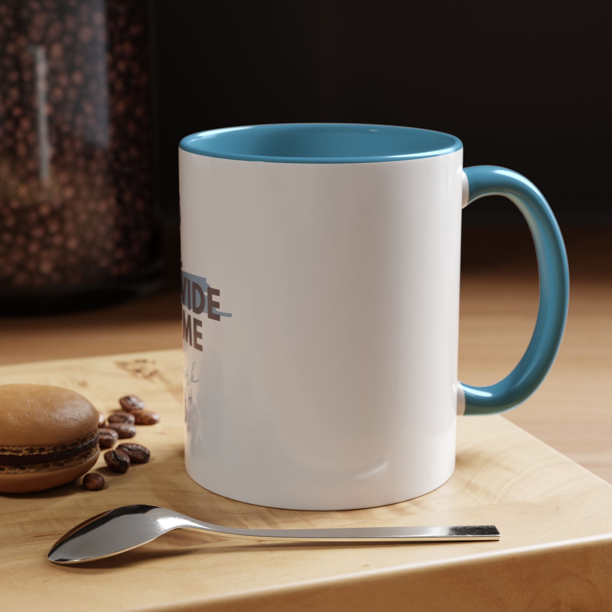 God Will Provide for Me Accent Coffee Mug — Mark 11:24 Christian Scripture Mug (11oz & 15oz)