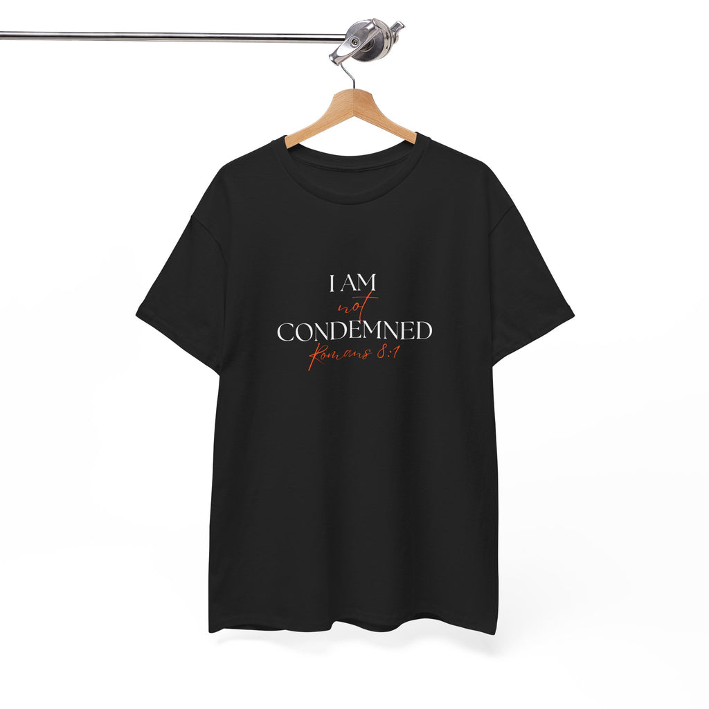 I Am Not Condemned T-Shirt – Christian Tee (Romans 8:1 Scripture) | Faith Apparel for Men & Women