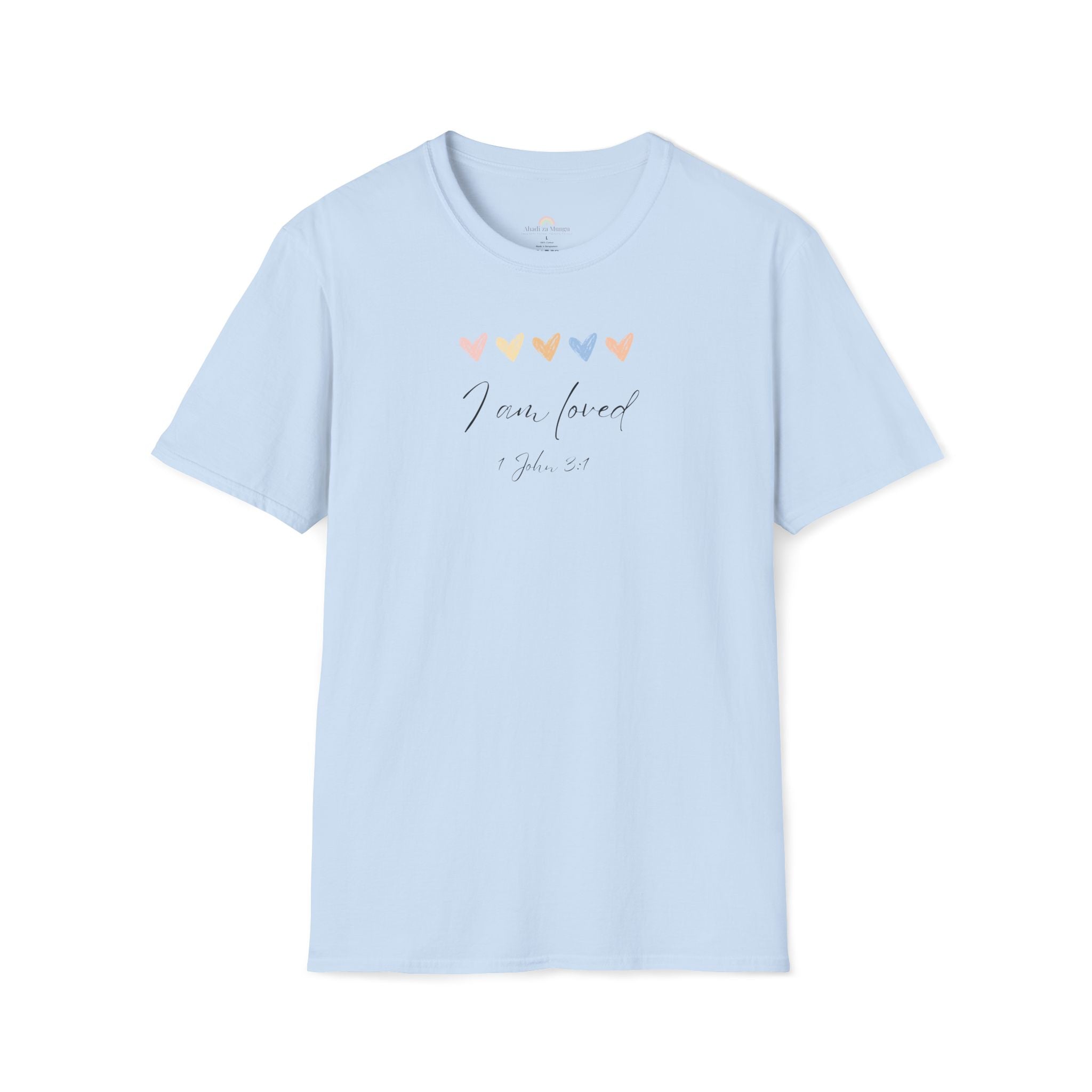 I Am Loved T-Shirt – 1 John 3:1 Christian Scripture Tee | Faith-Based Inspirational Shirt