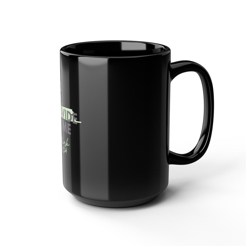 God Will Provide for Me Christian Black Ceramic Mug — Mark 11:24 Scripture Coffee Mug (11oz & 15oz)