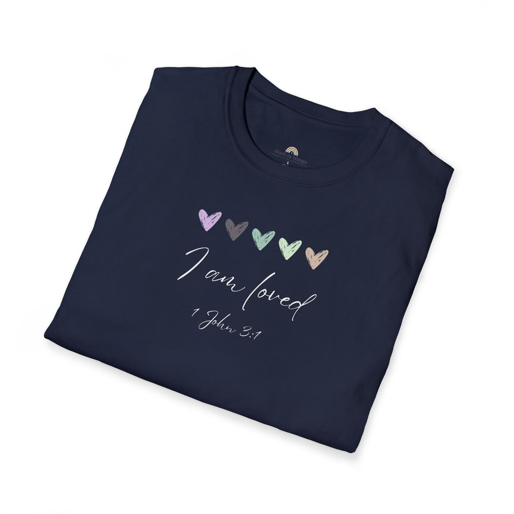 I Am Loved T-Shirt – 1 John 3:1 Christian Scripture Tee | Faith-Based Inspirational Shirt