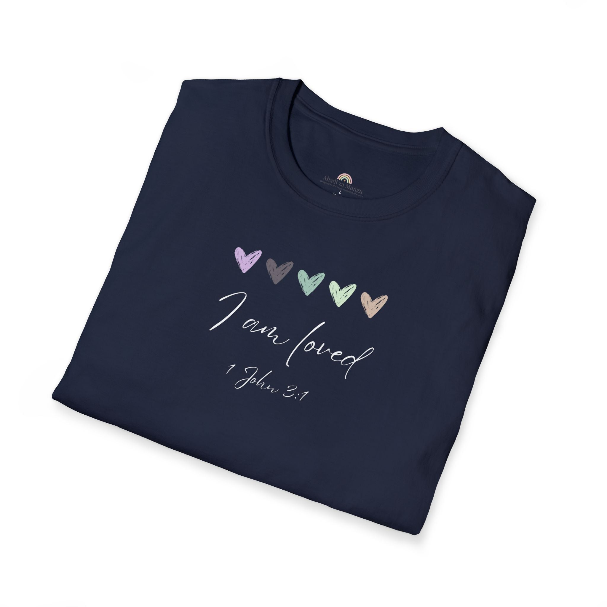 I Am Loved T-Shirt – 1 John 3:1 Christian Scripture Tee | Faith-Based Inspirational Shirt
