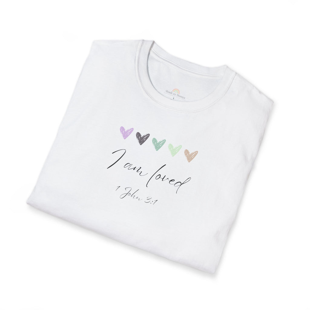 I Am Loved T-Shirt – 1 John 3:1 Christian Scripture Tee | Faith-Based Inspirational Shirt