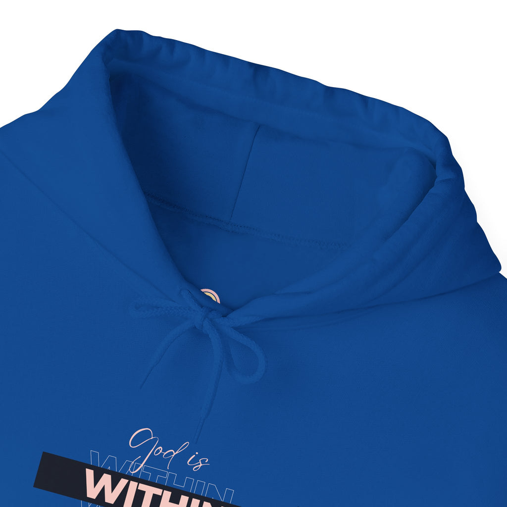 God Is Within Her Hoodie — Psalm 46:5 Christian Hoodie for Women | Inspirational Faith-Based Unisex Pullover