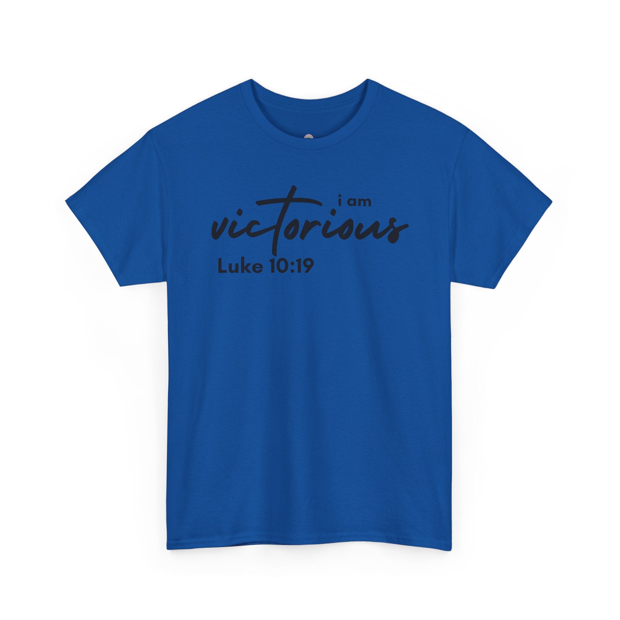I Am Victorious Christian T-Shirt – Luke 10:19 Scripture Tee | Faith-Based Apparel