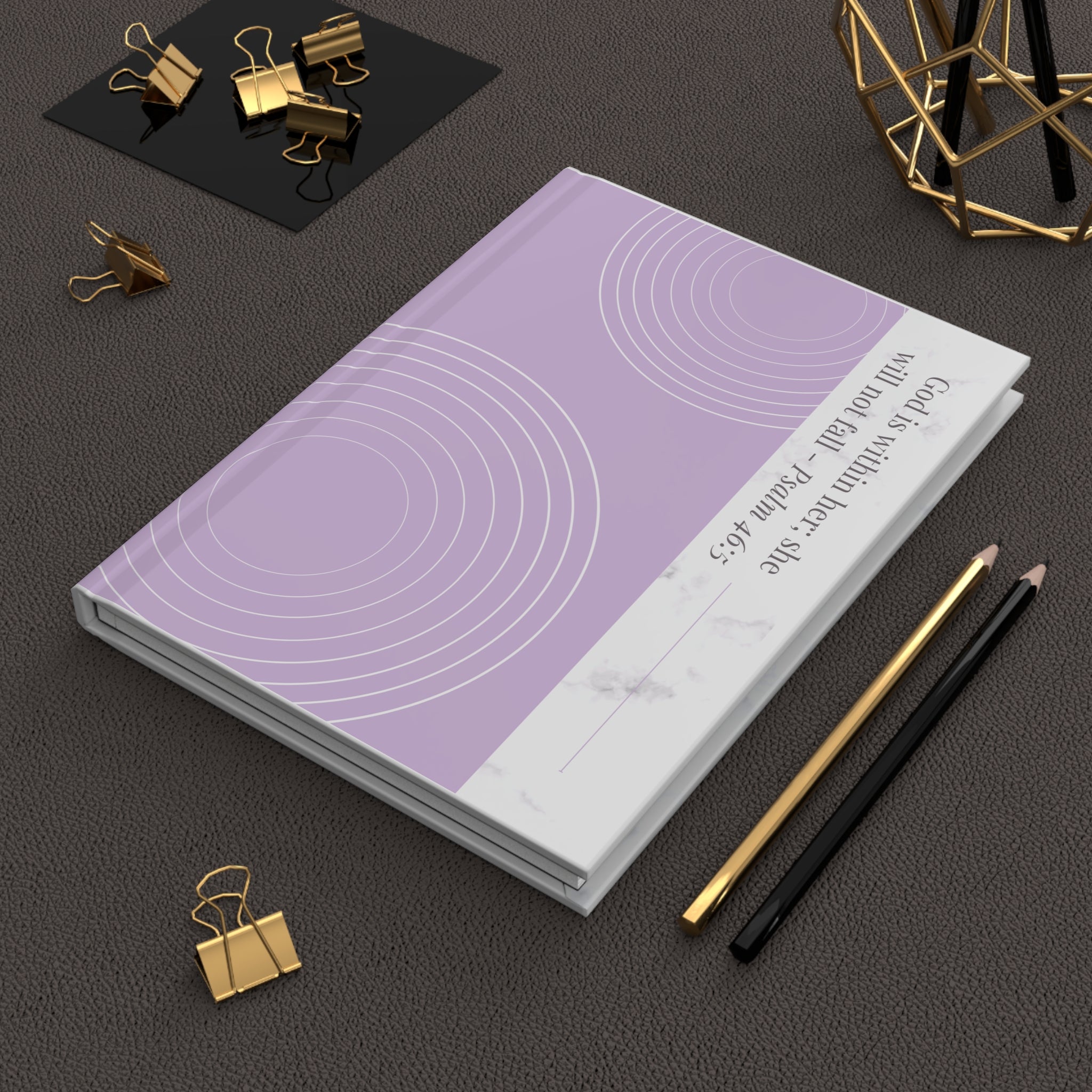 God Is Within Her Journal — Psalm 46:5 Christian Hardcover Prayer Journal for Women | Faith-Based Notebook