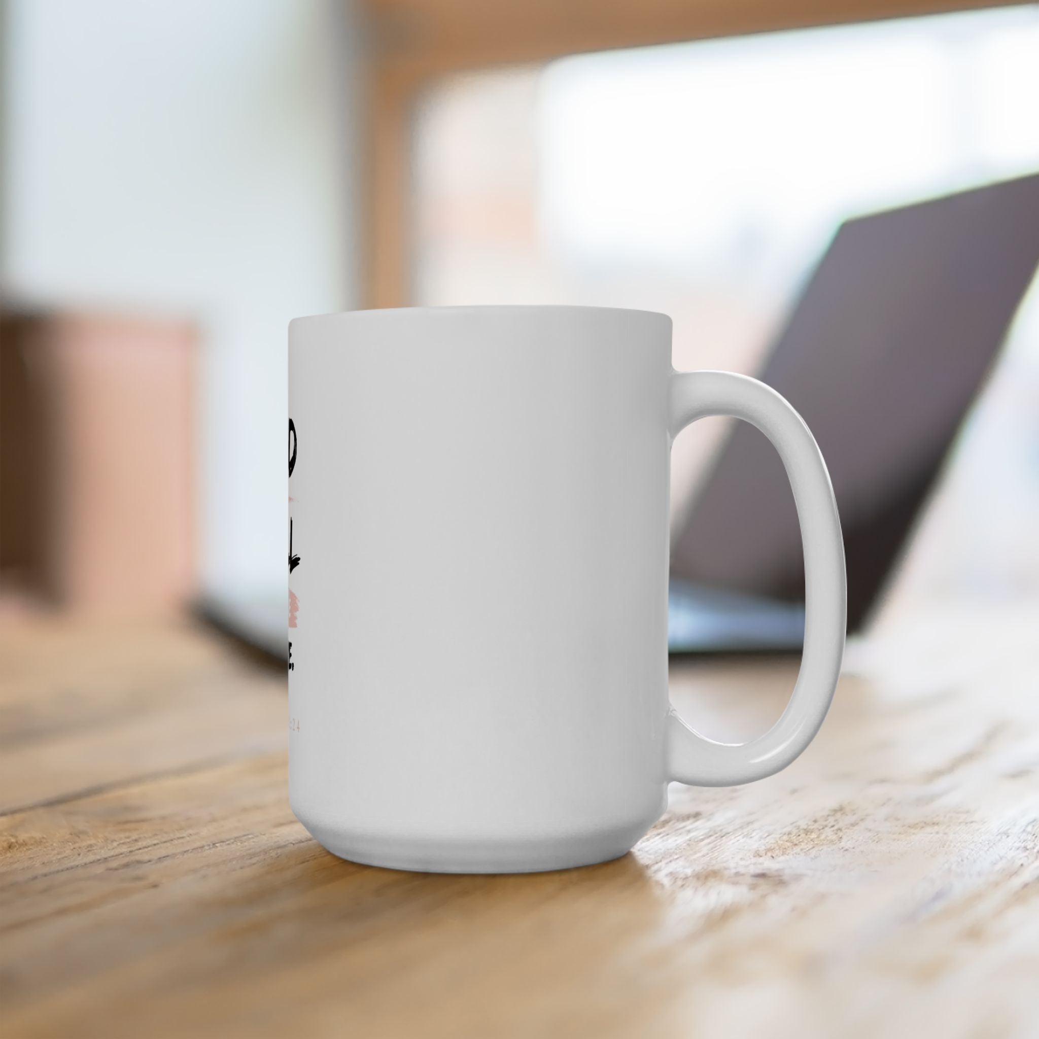 God Will Provide for Me Christian Mug – Mark 11:24 Faith Ceramic Coffee Cup (11oz & 15oz)