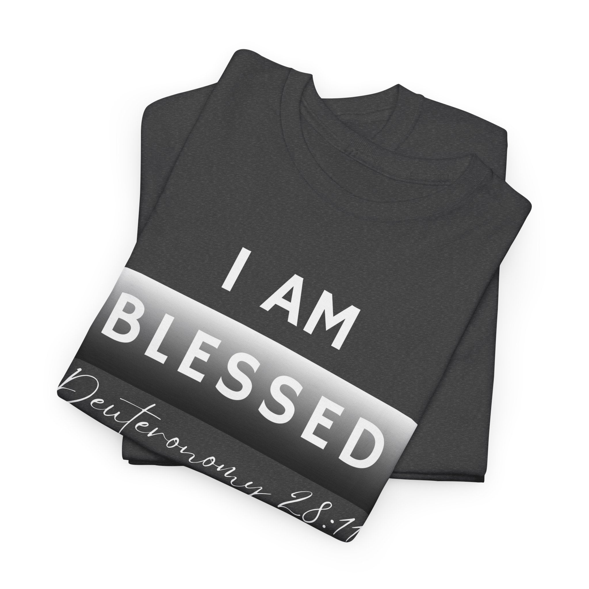 I Am Blessed Christian T-Shirt — Deuteronomy 28:11 Scripture Faith Tee (2)