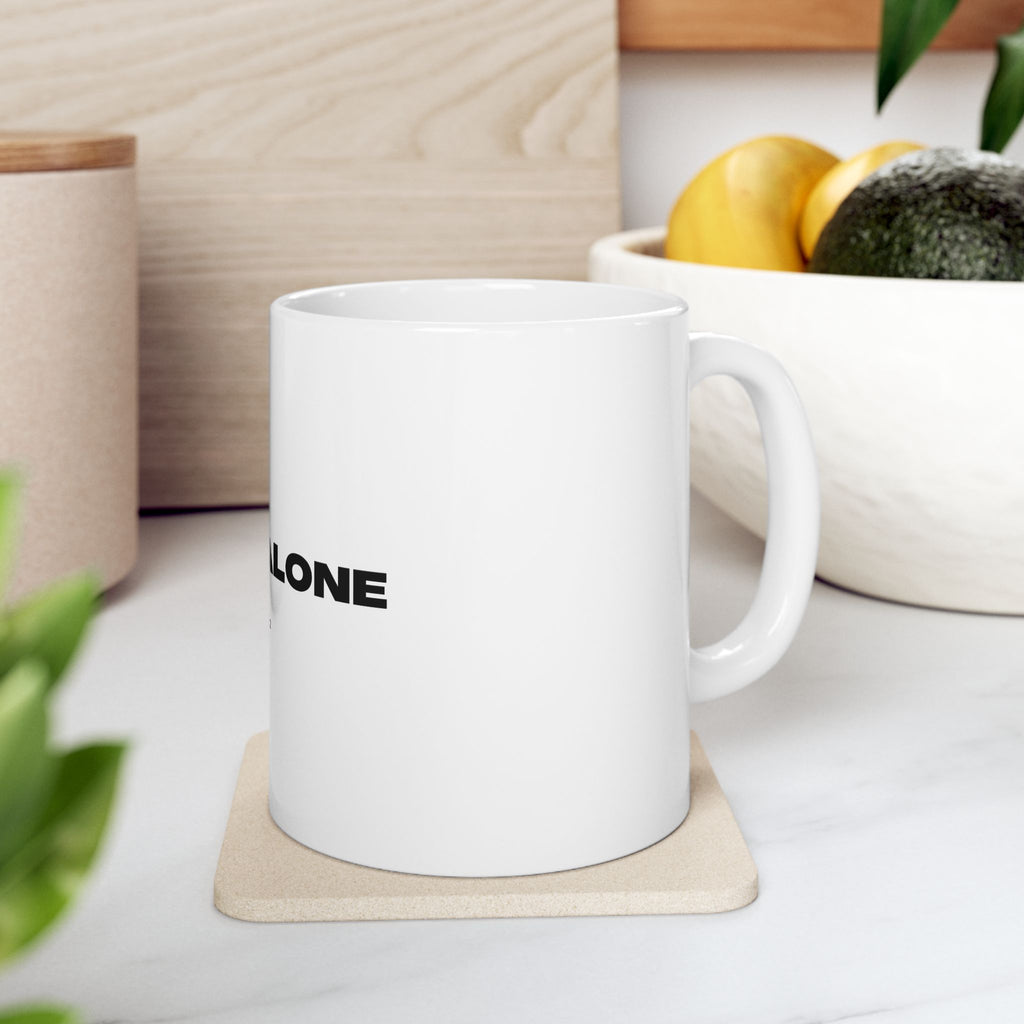 I Am Not Alone Mug – Isaiah 43:2 Christian Scripture Ceramic Coffee Cup | Faith-Inspired Mug (11oz / 15oz)