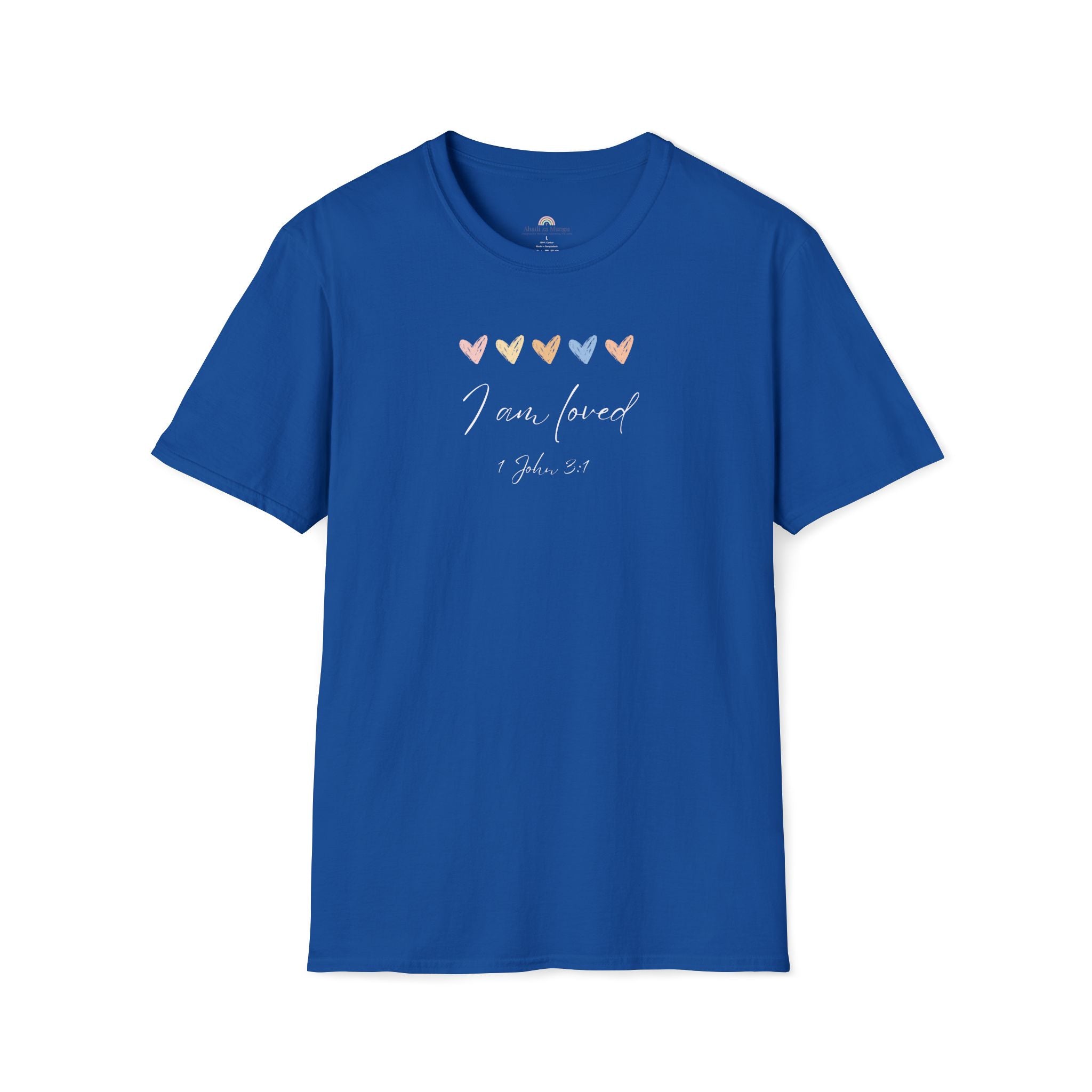 I Am Loved T-Shirt – 1 John 3:1 Christian Scripture Tee | Faith-Based Inspirational Shirt